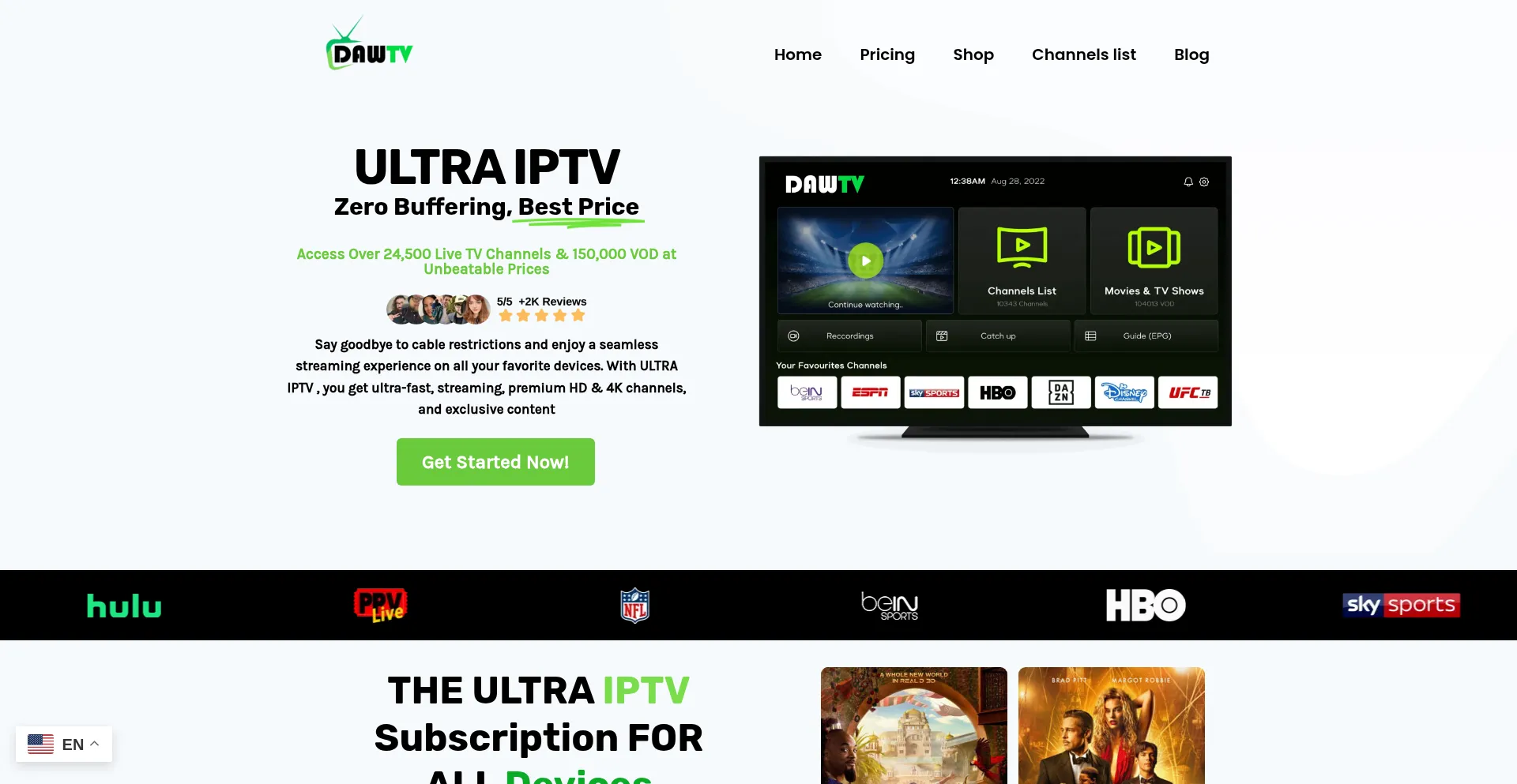Dawtv.com Screenshot