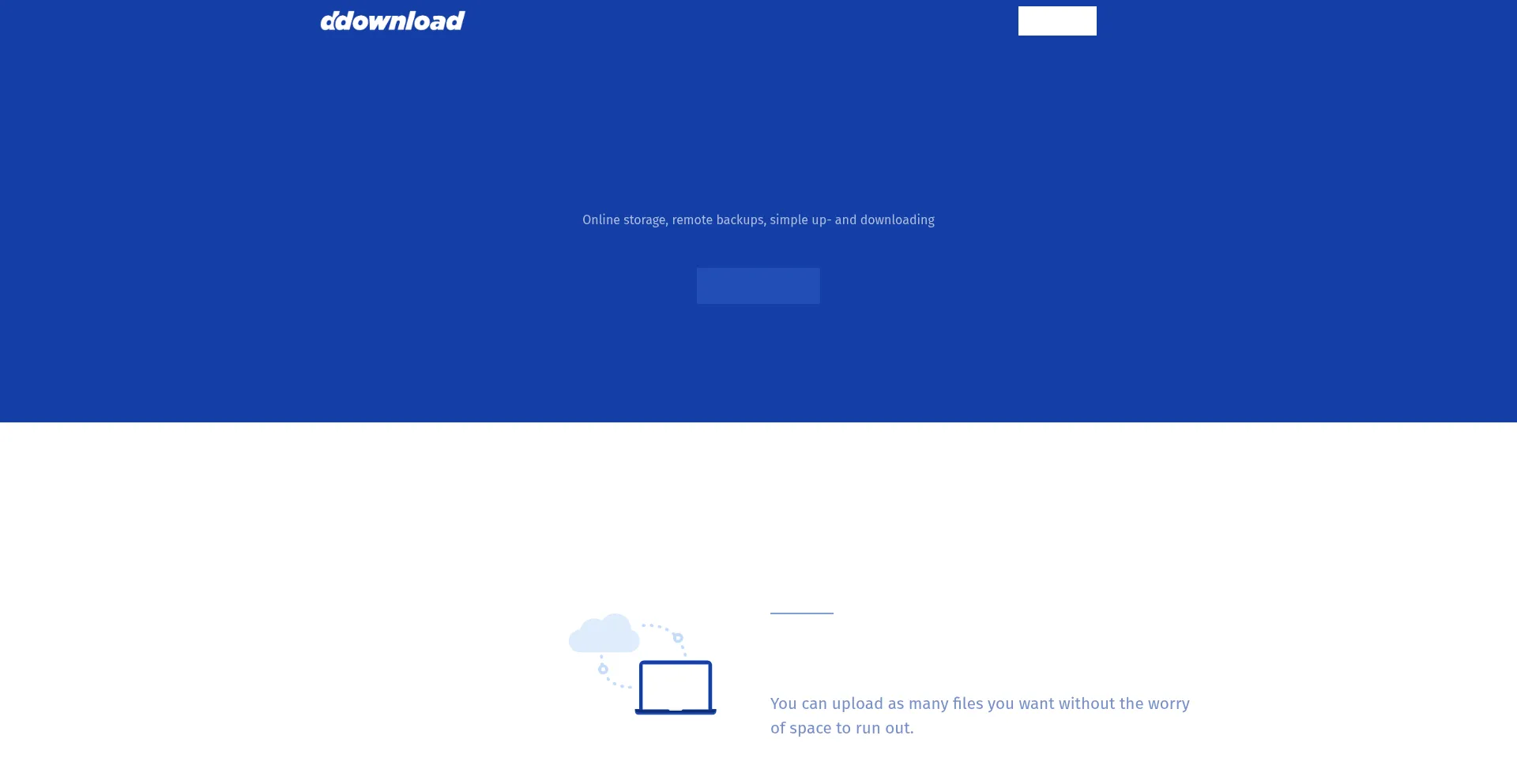Website screenshot of Ddownload.com