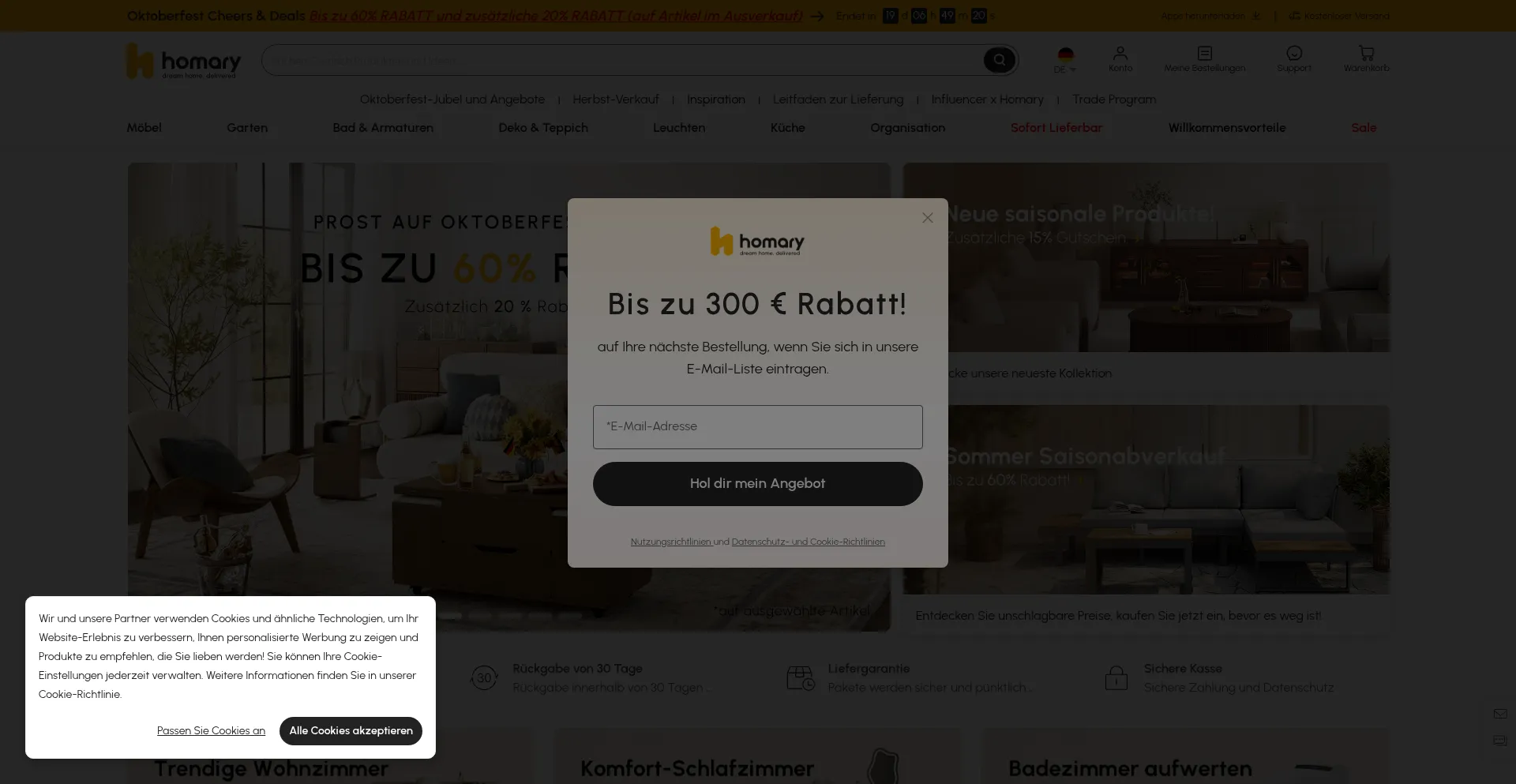 De.homary.com Screenshot