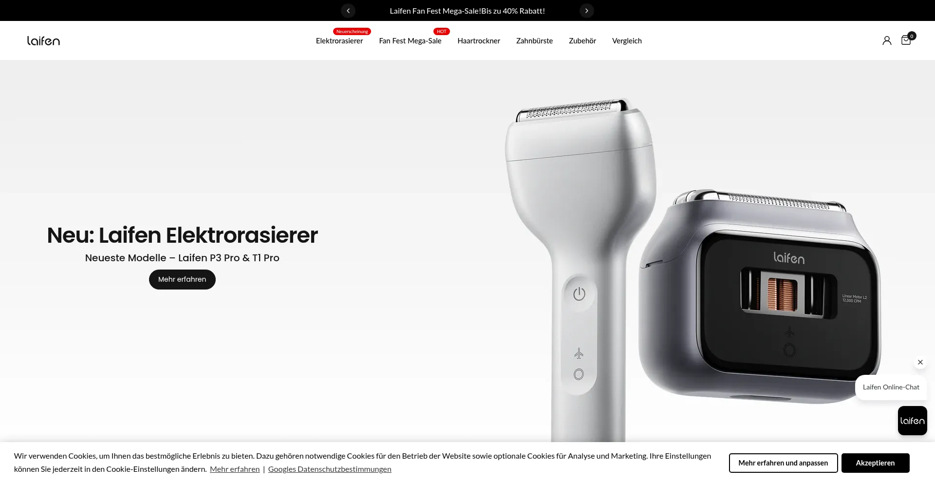 De.laifentech.com Screenshot