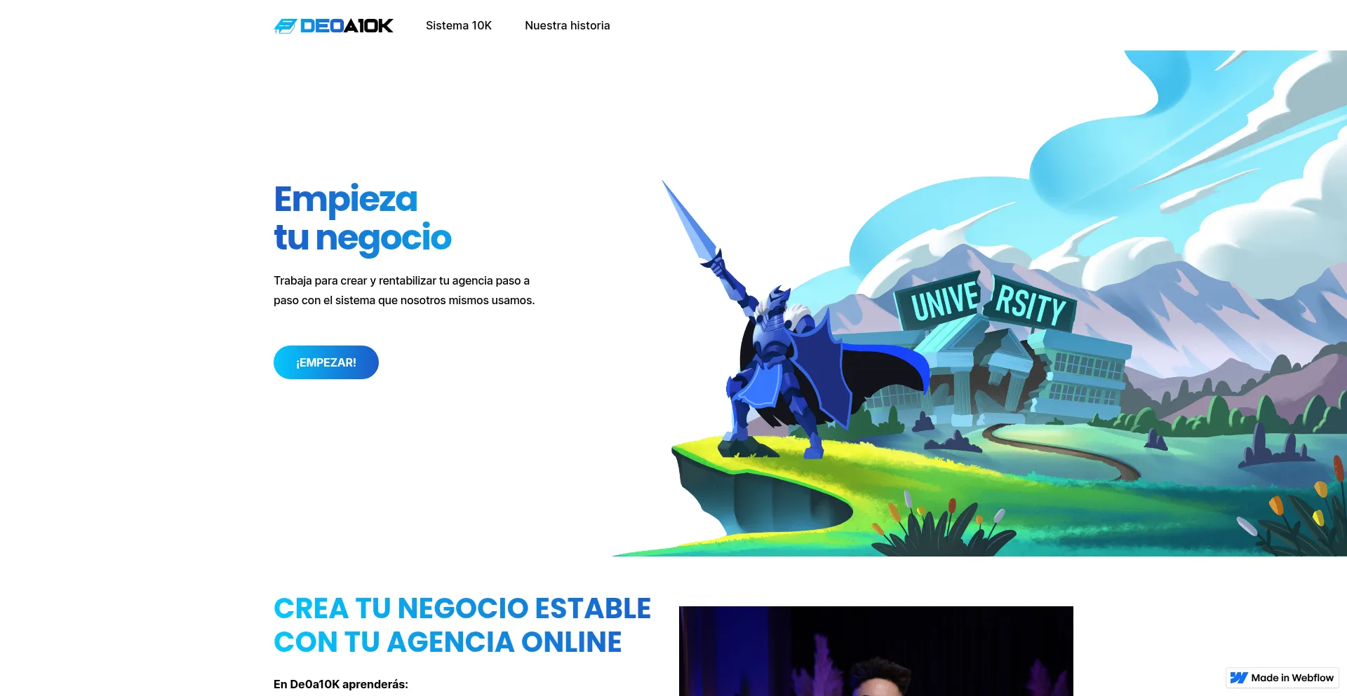 De0a10k.com Screenshot