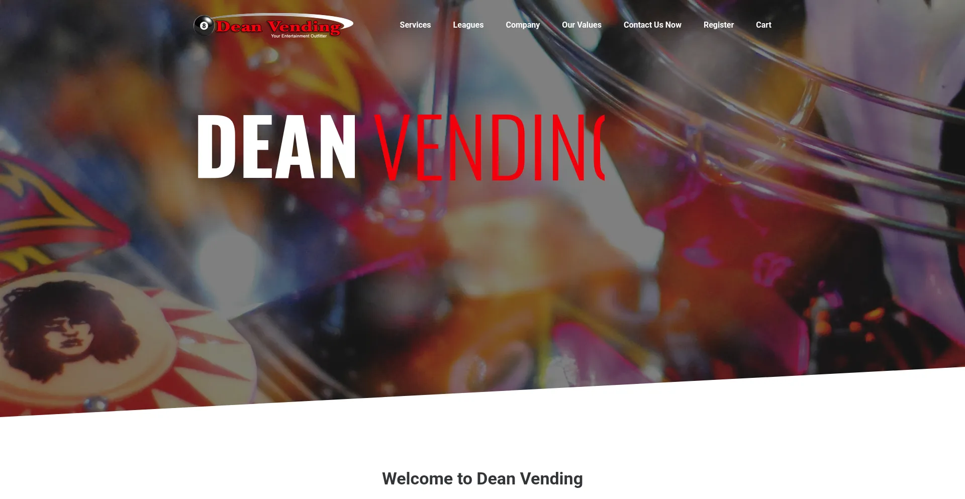 Deanvending.com Screenshot