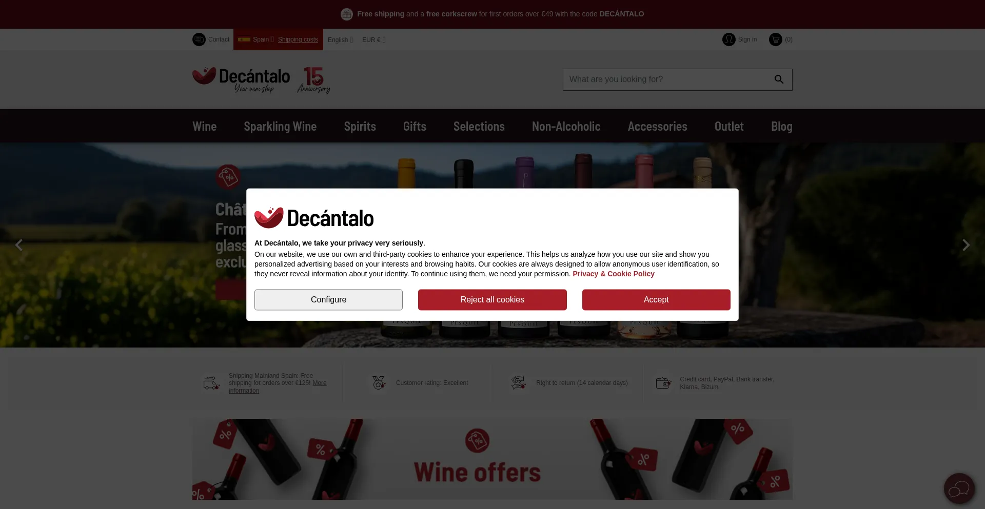 Decantalo.com Screenshot