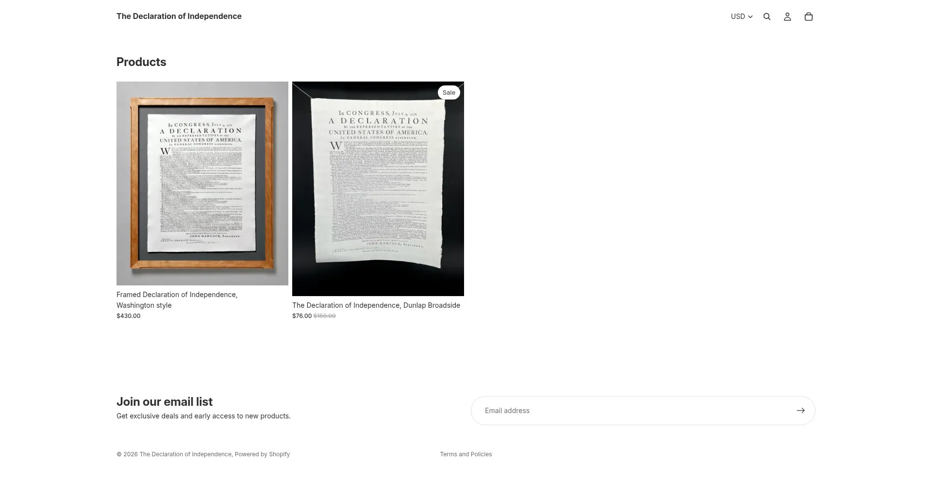 Declaration250.shop