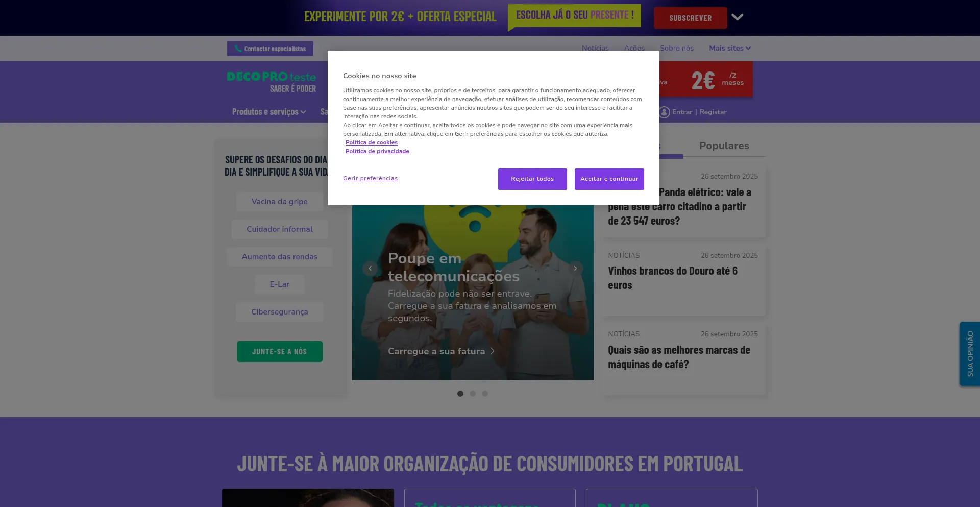 Deco.proteste.pt Screenshot