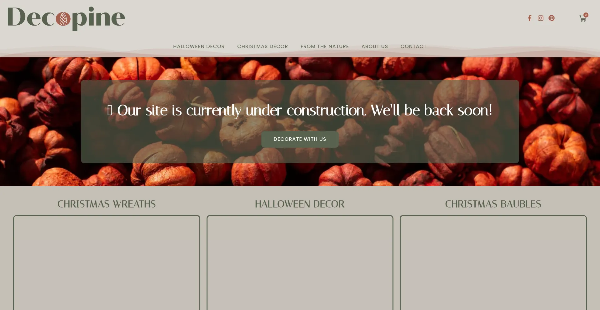 Decopine.shop Screenshot