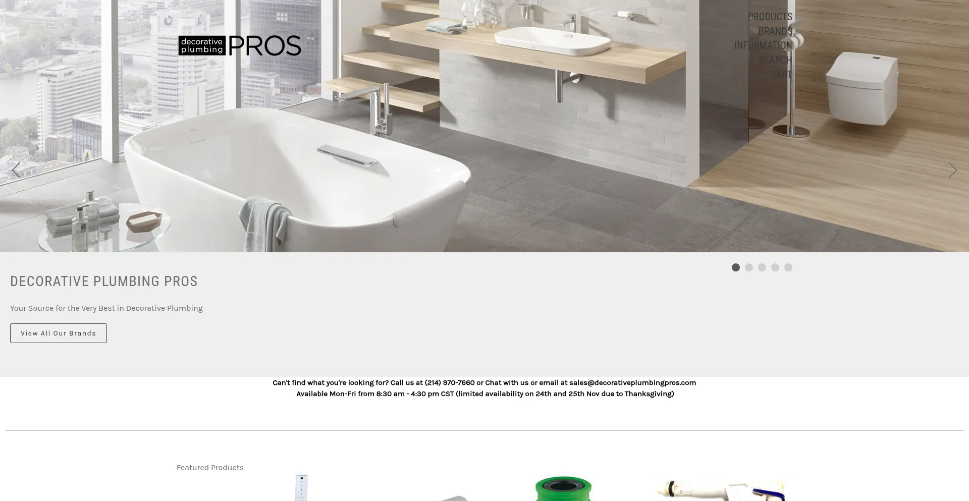 Decorativeplumbingpros.com Screenshot
