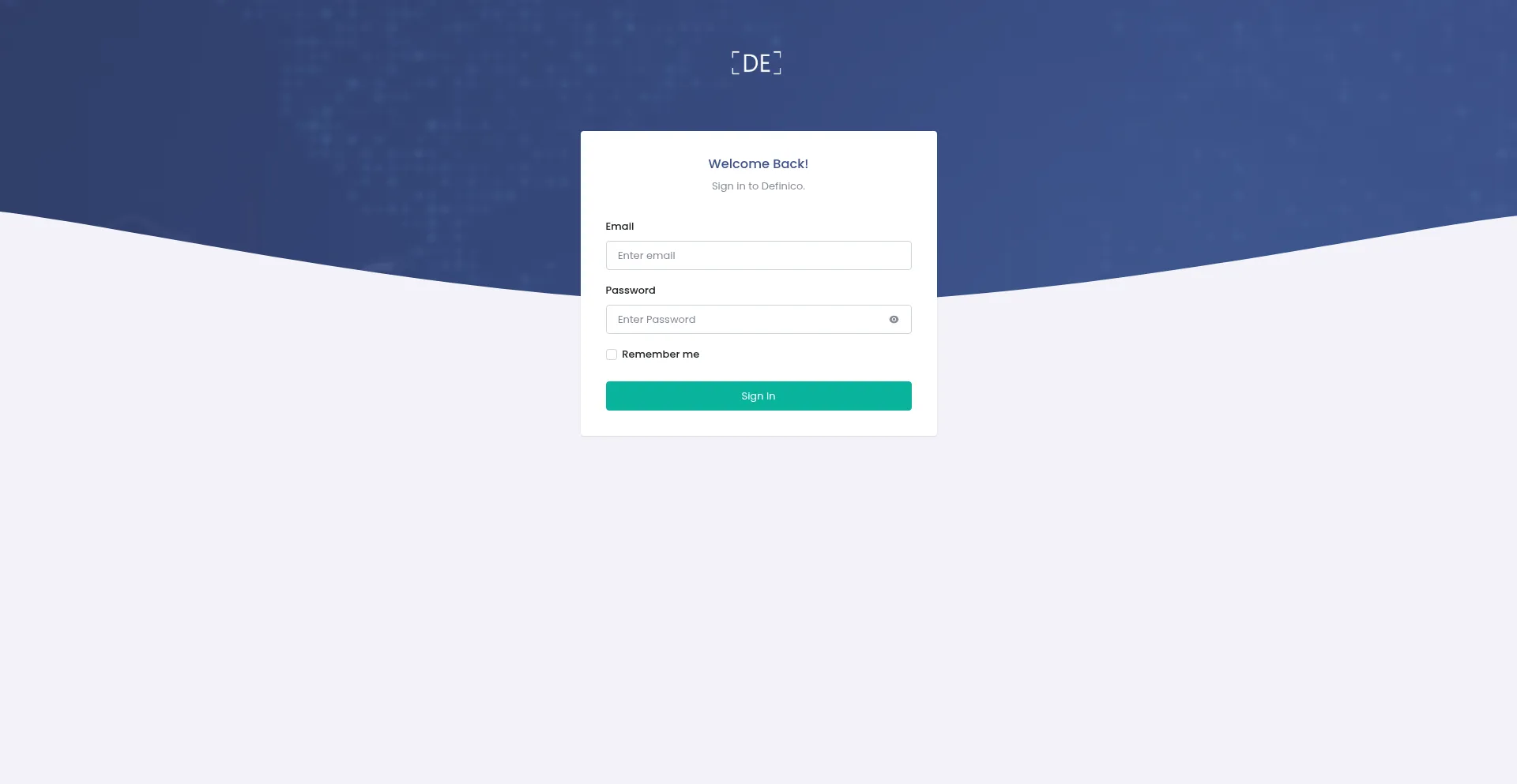 Website screenshot of Definico.org