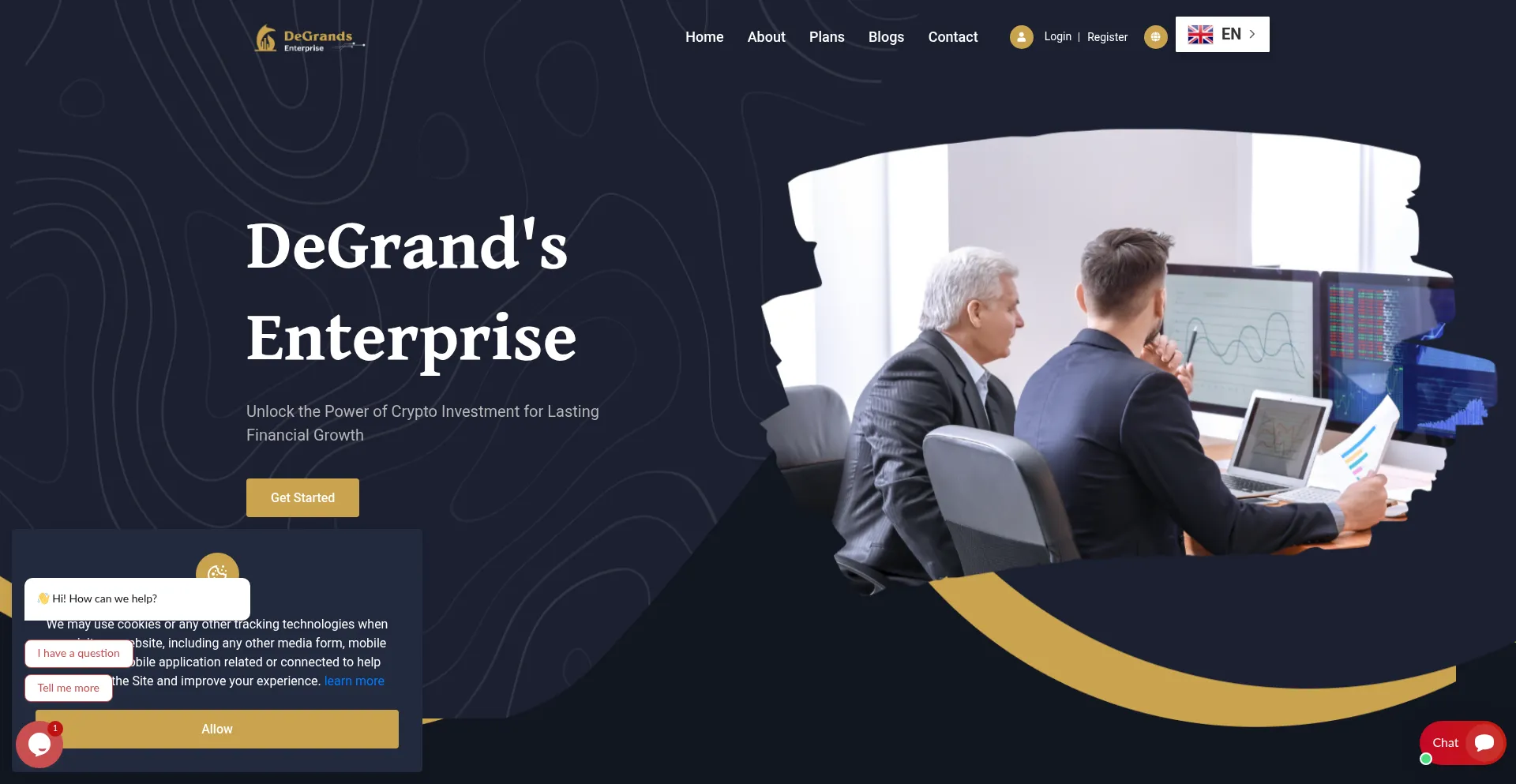 Degrandenterprise.net Screenshot