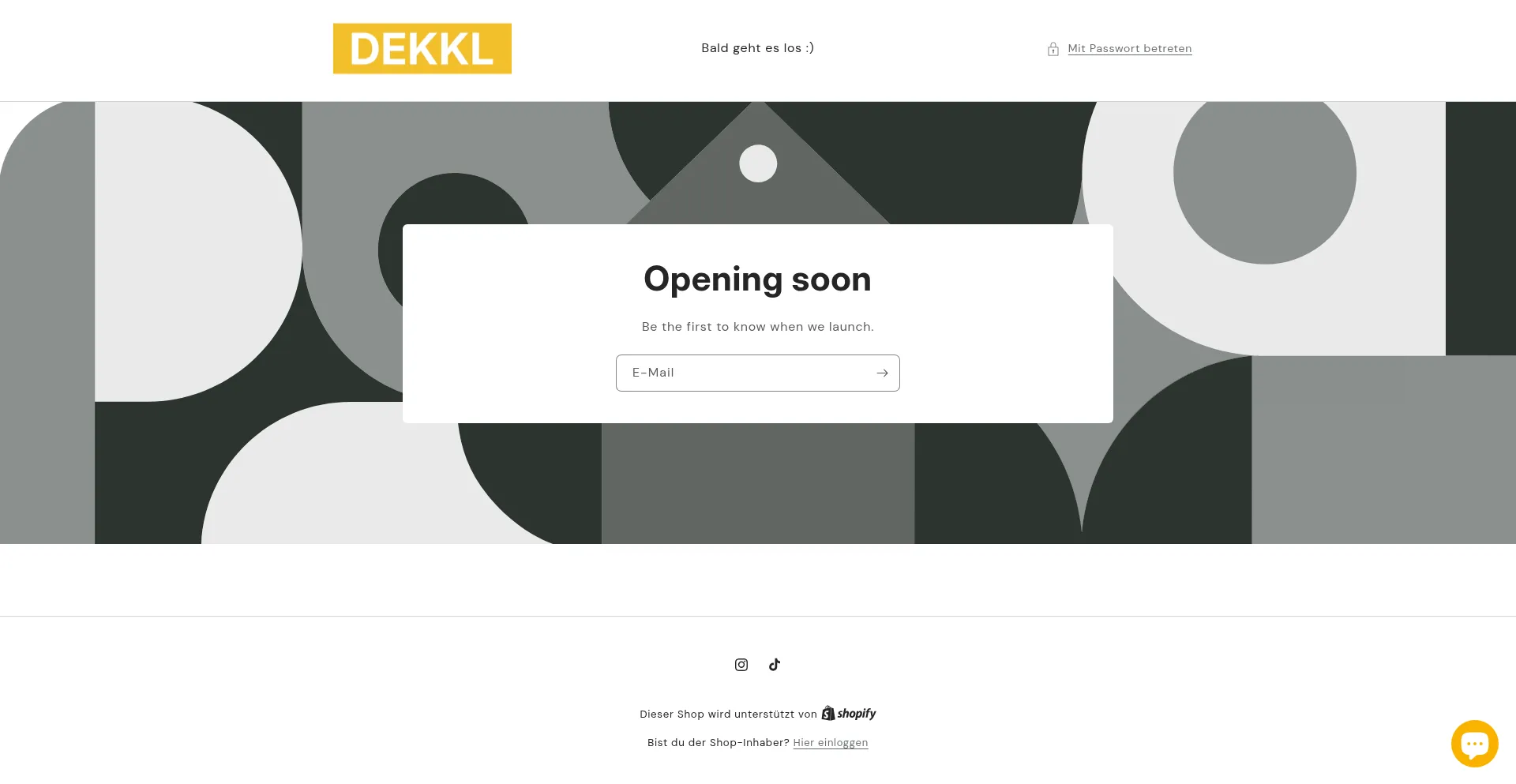Website screenshot of Dekkl.de