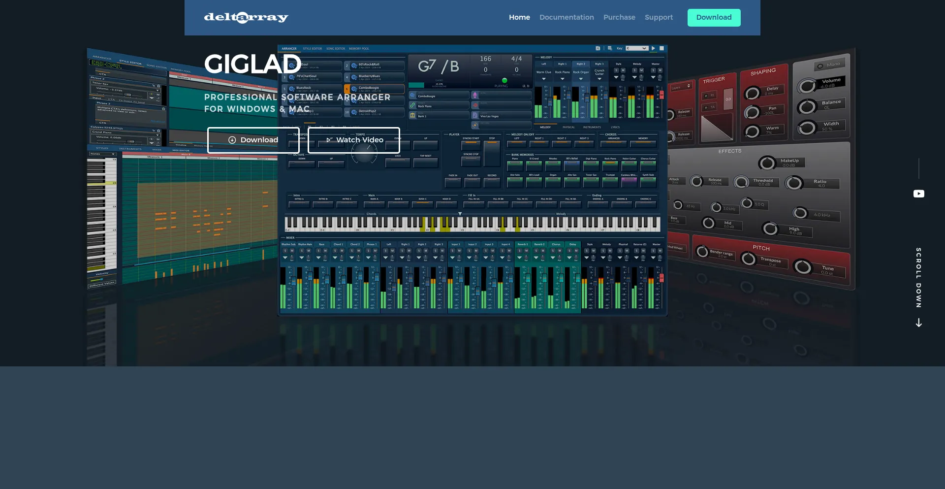 Deltarray.com Screenshot