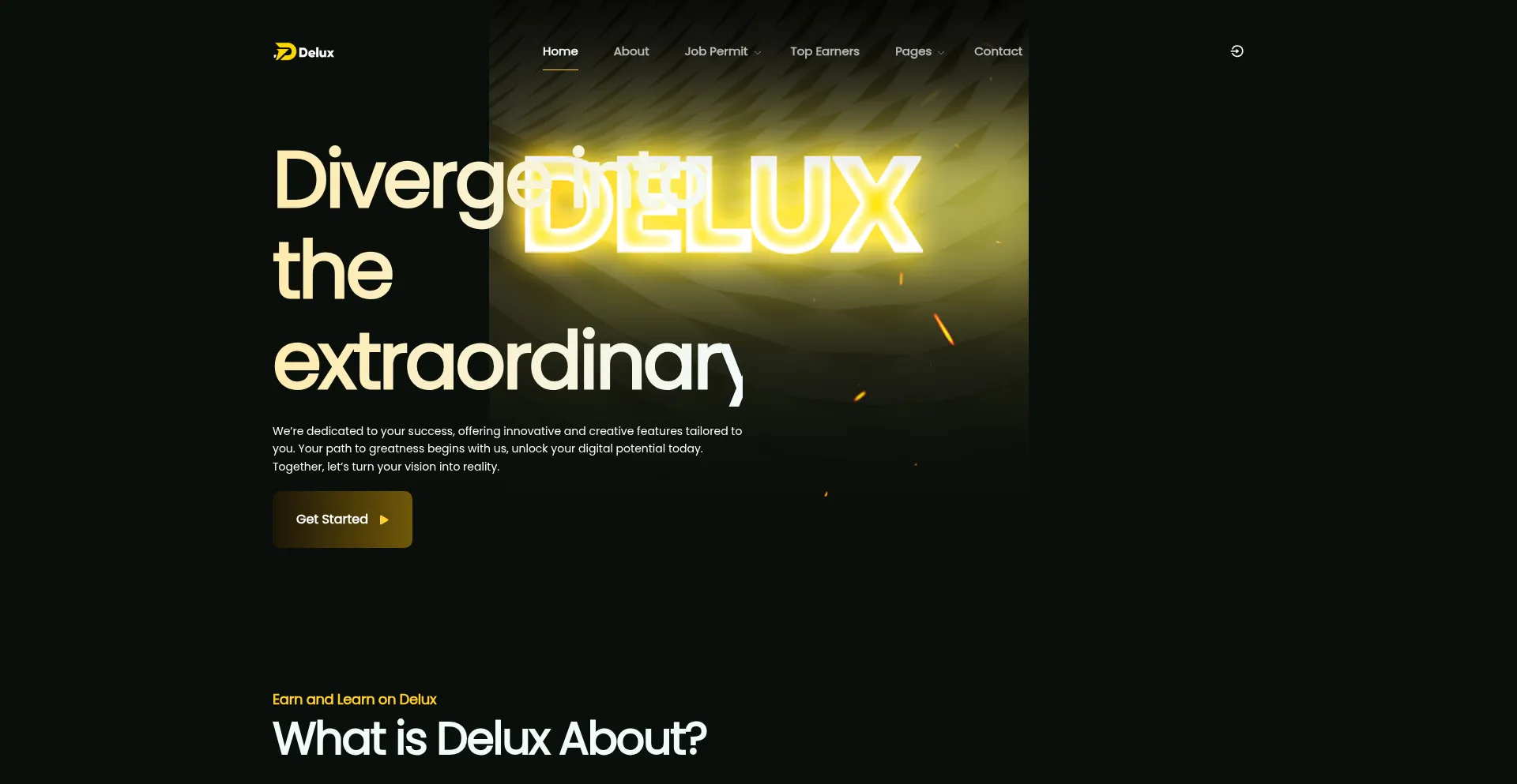 Website screenshot of Deluxonlinejobs.com