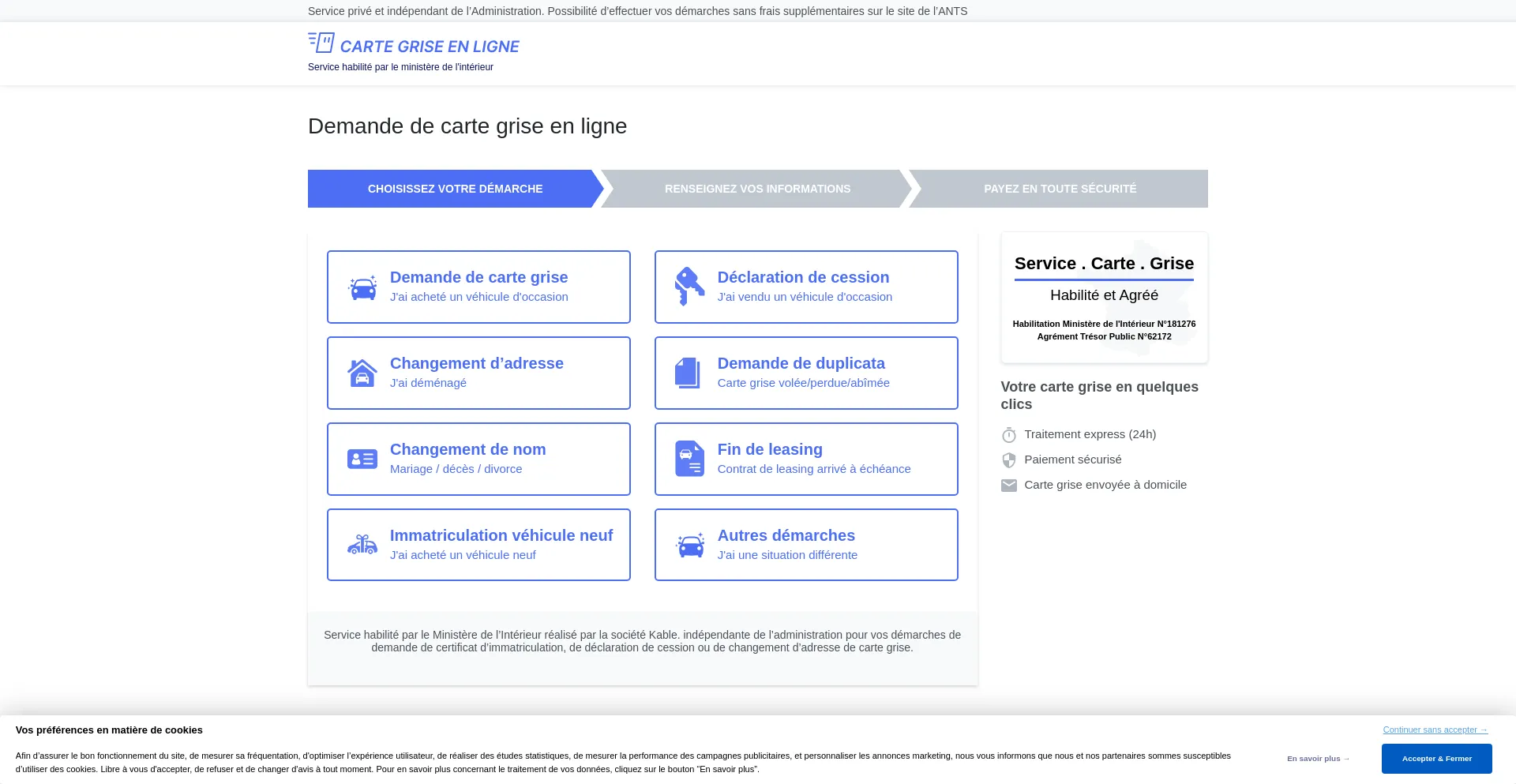 Is Demarches-vehicules.legalplace.fr Safe?