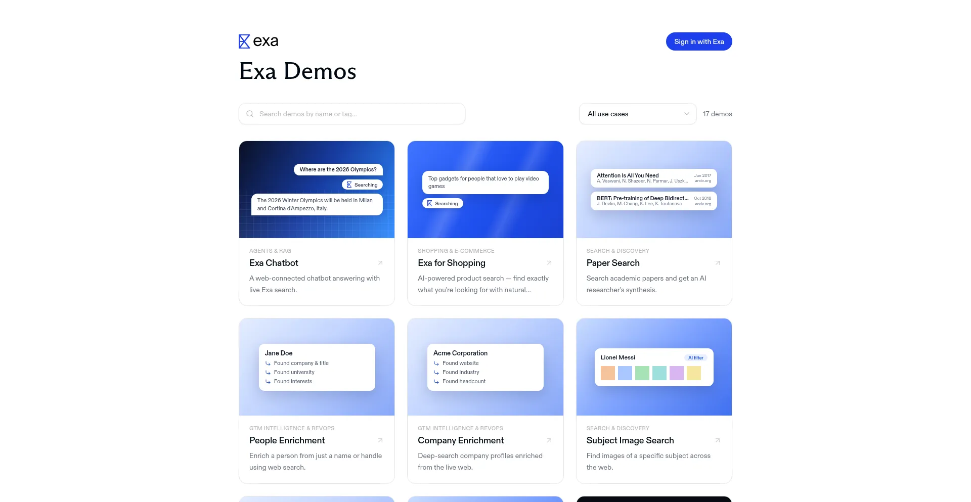 Demo.exa.ai