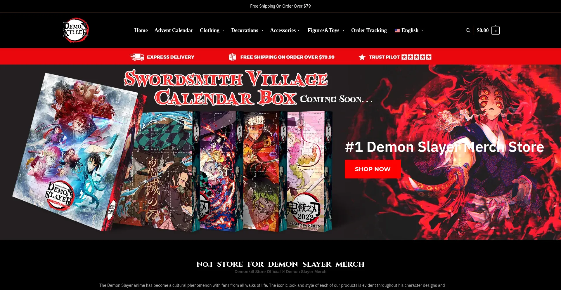 Demonkiller.store Screenshot