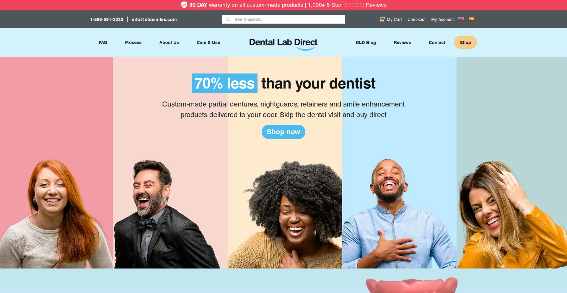 Dentallab-direct.com Screenshot