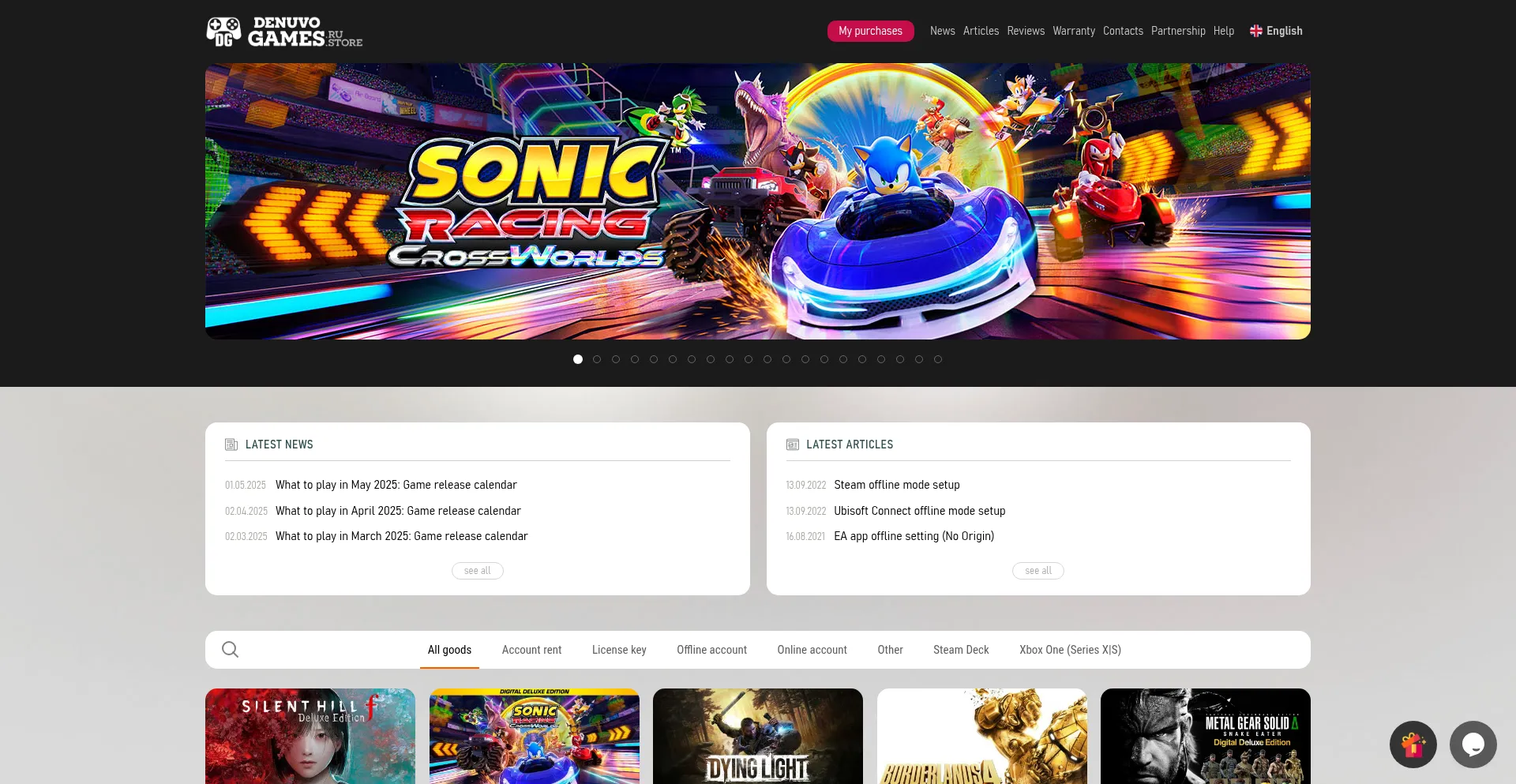 Denuvogames.store Screenshot