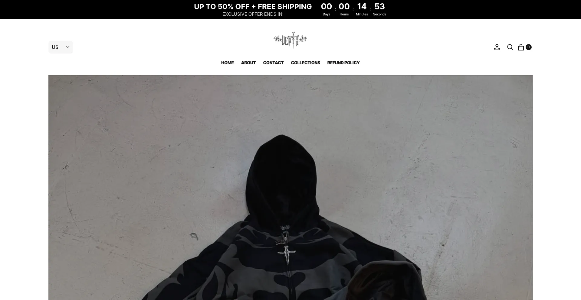 Website screenshot of Depth.com.co