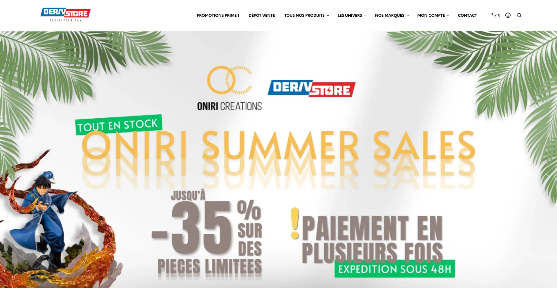 Derivstore.com Screenshot