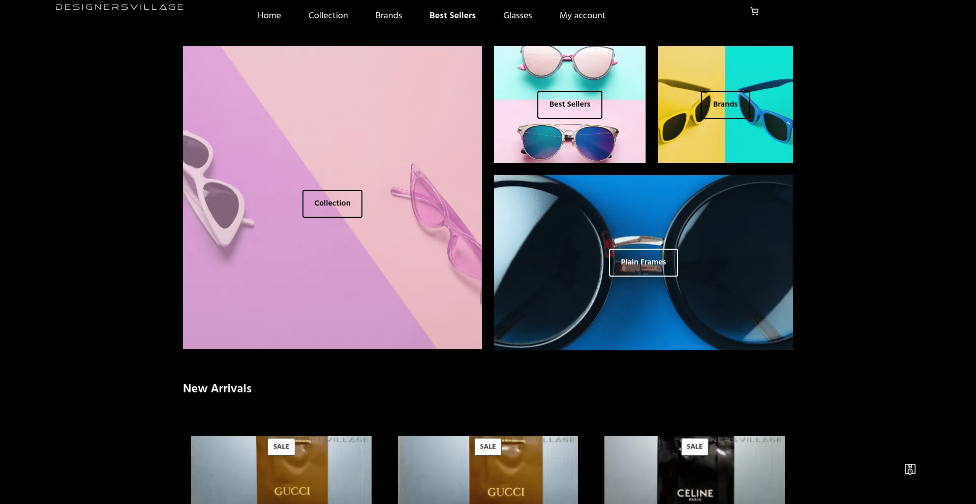 Website screenshot of Designersvillage.in