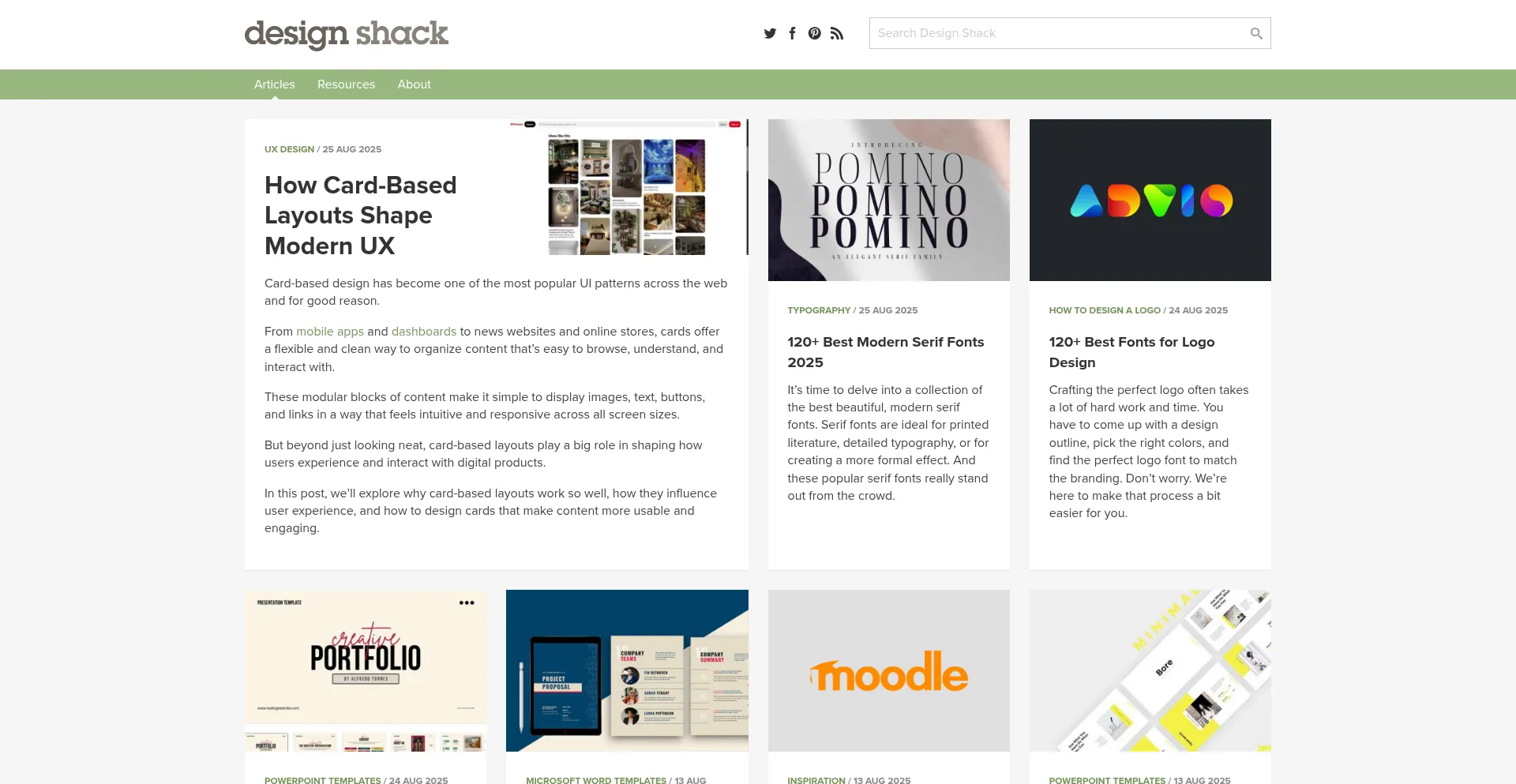 Designshack.net Screenshot