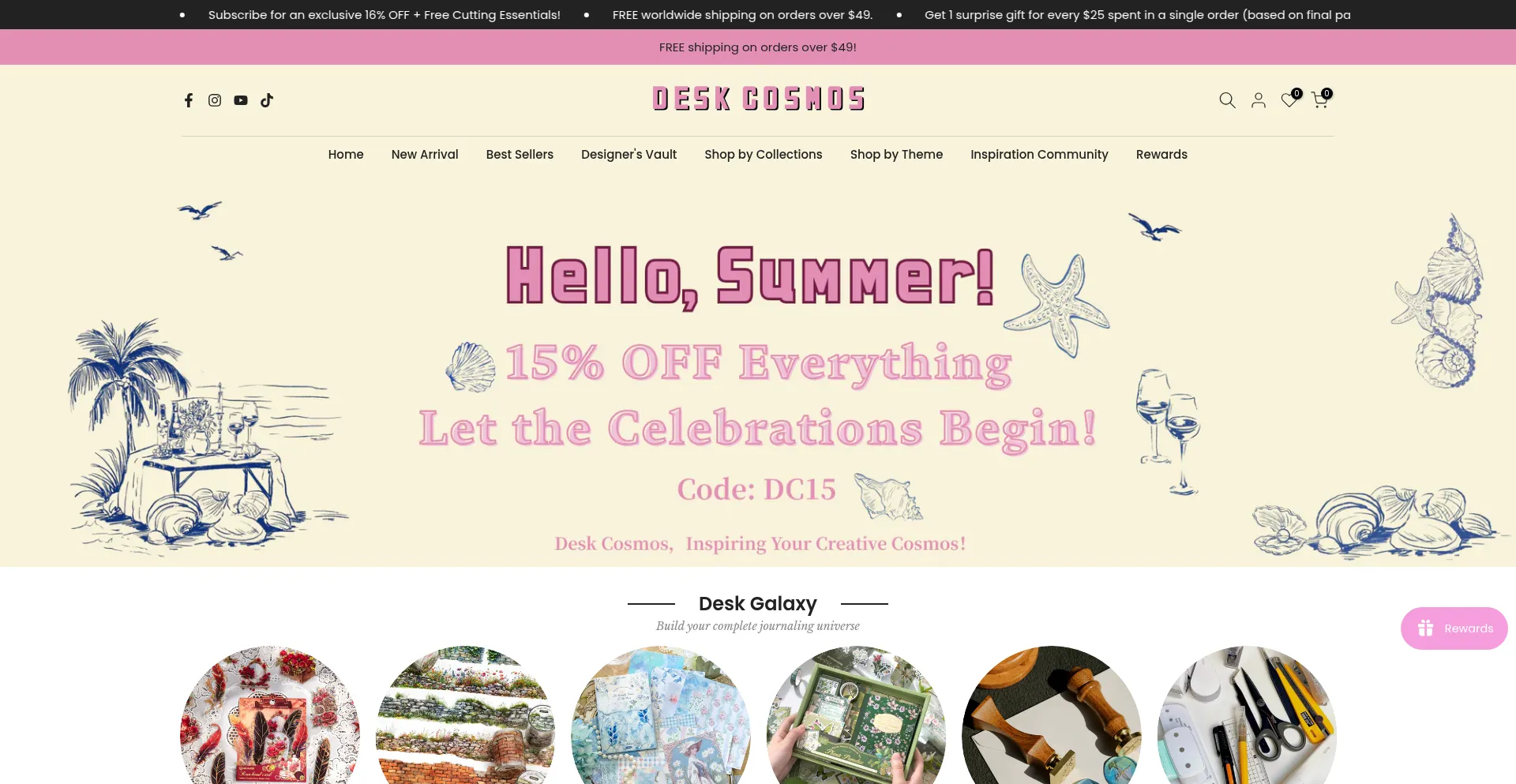 Deskcosmos.com Screenshot