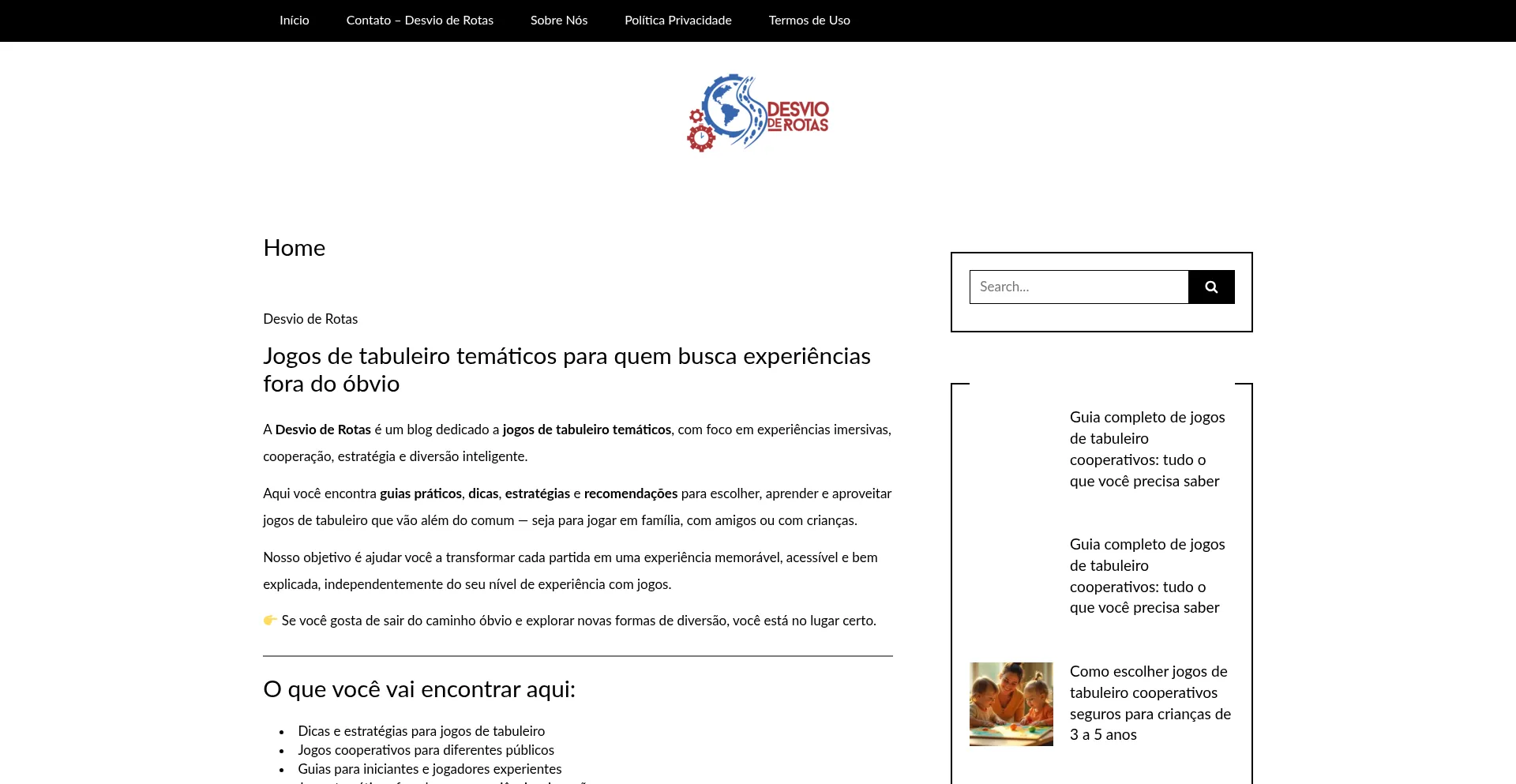 Desvioderotas.com.br