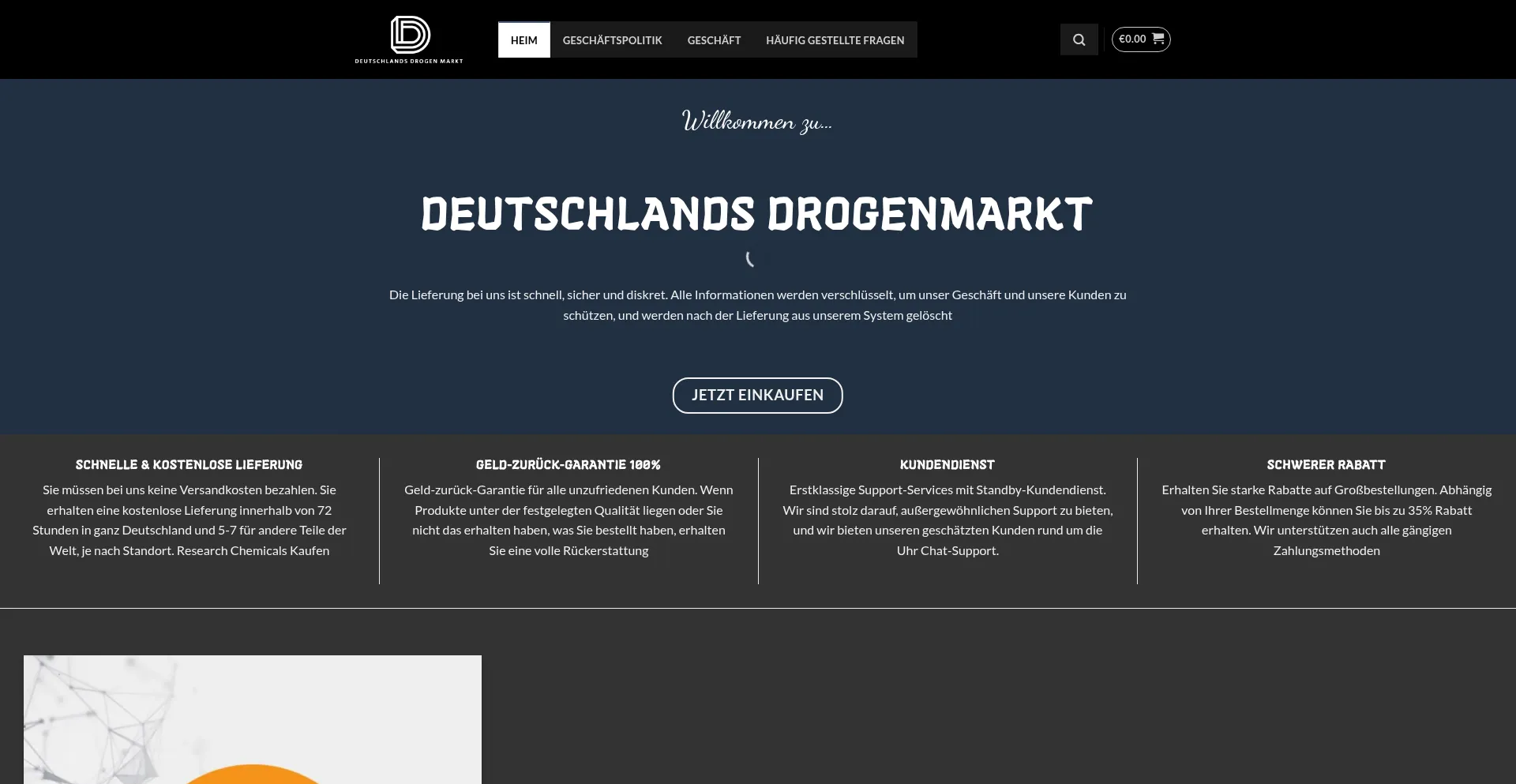 Deutschlandsdrogenmarkt.com Screenshot