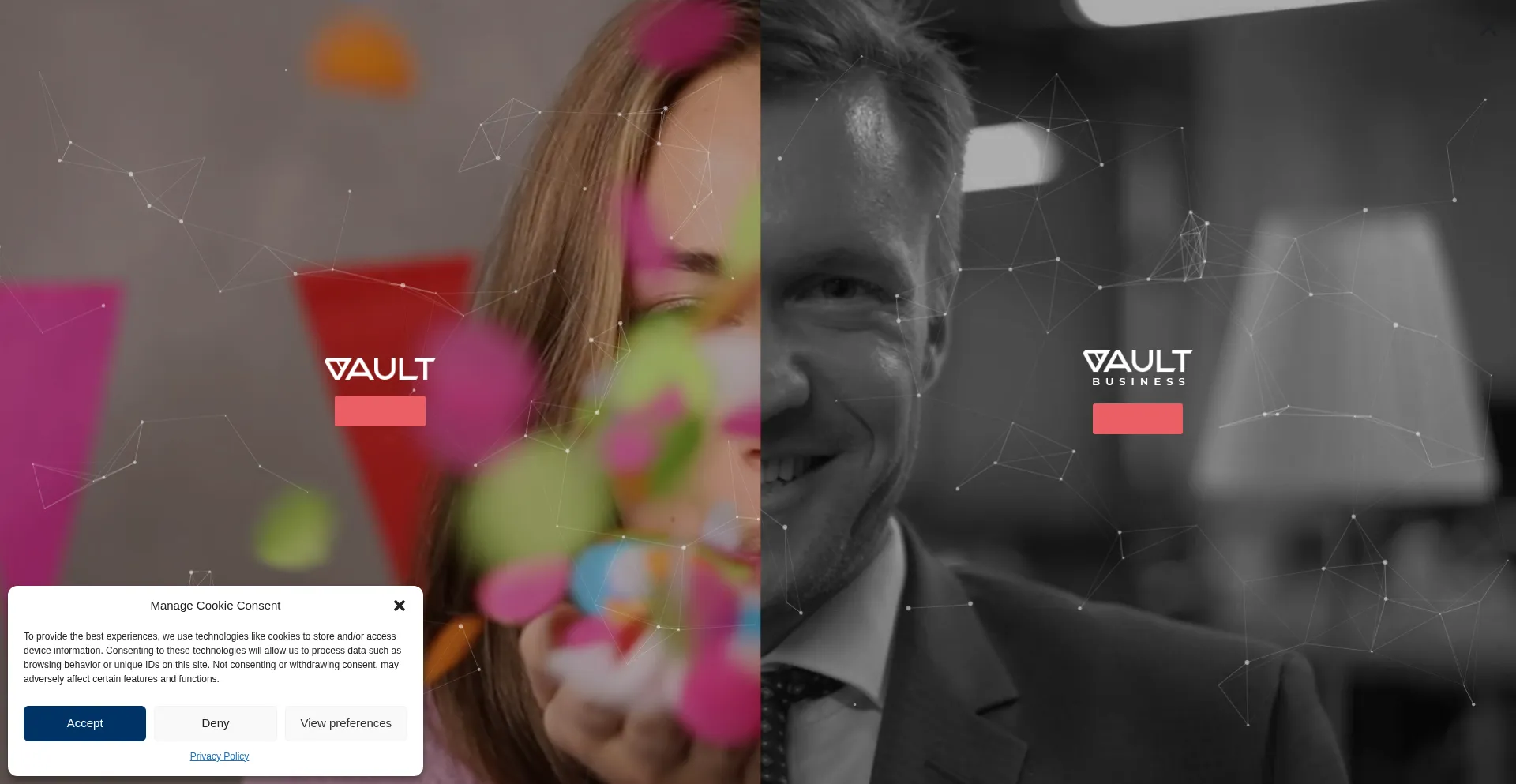 Devere-vault.com Screenshot