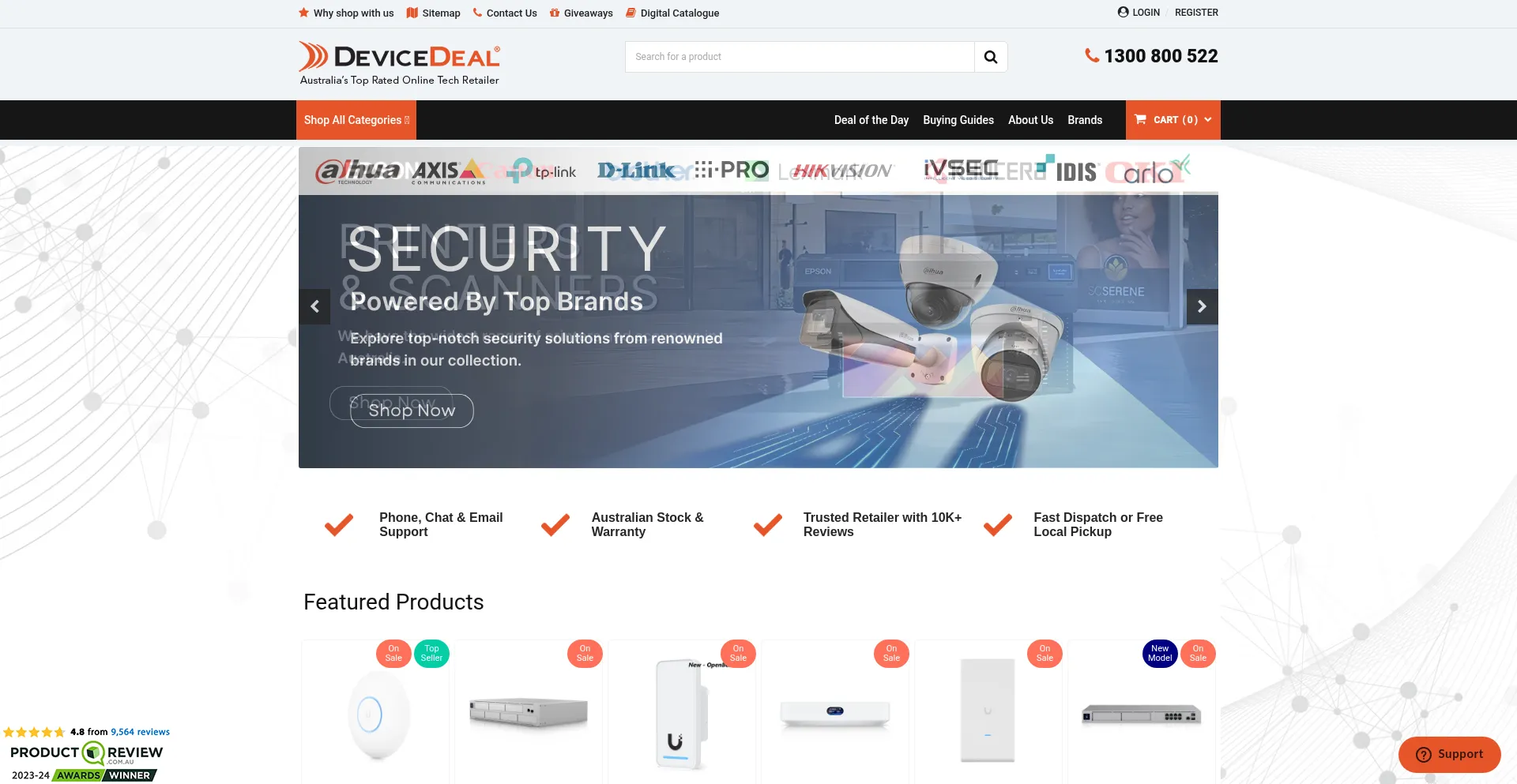 Website screenshot of Devicedeal.com.au