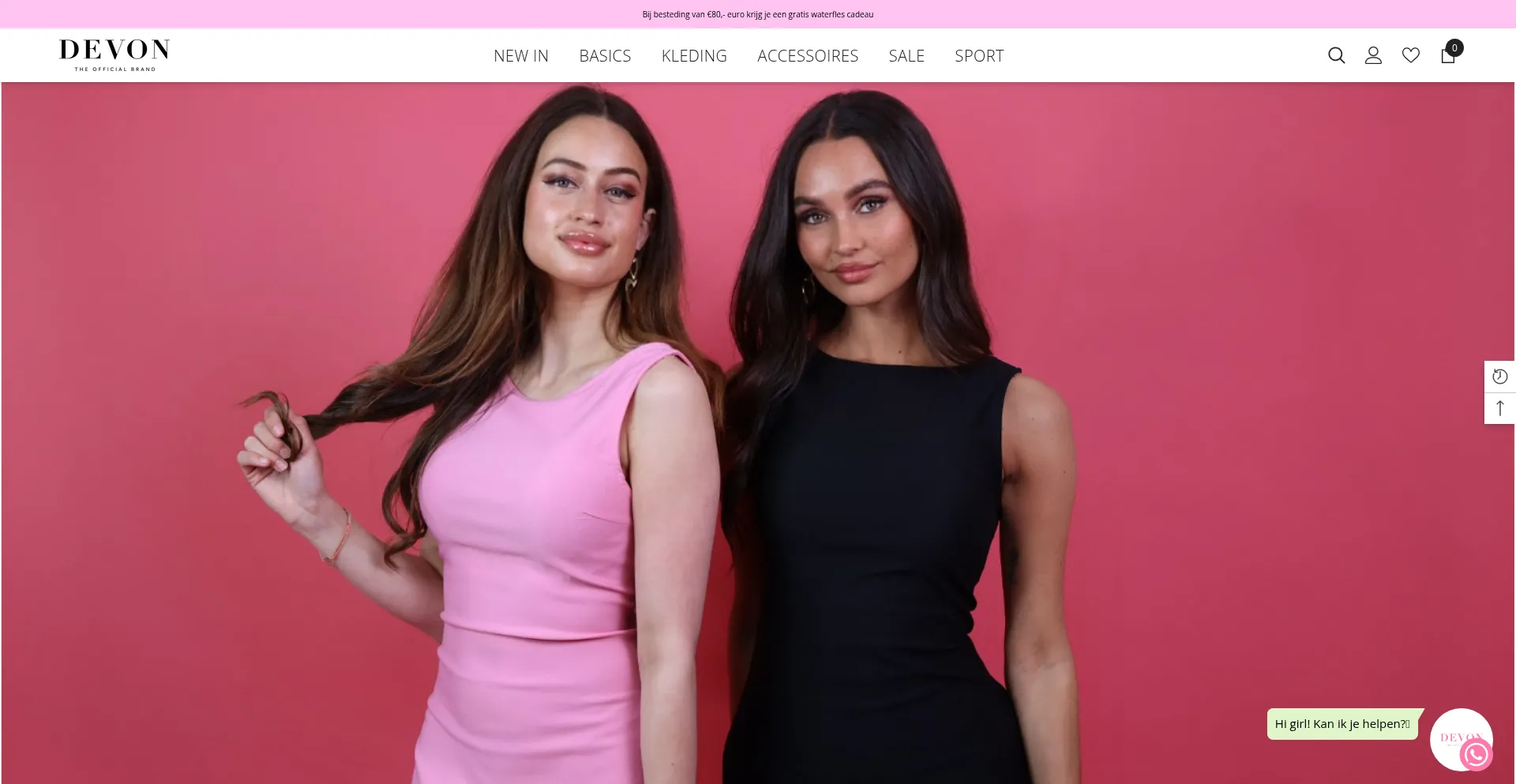 Website screenshot of Devonofficial.nl