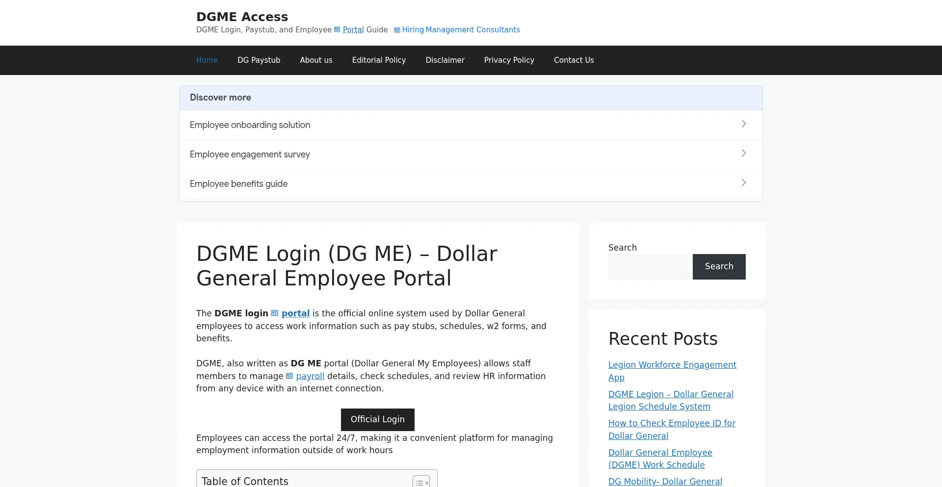 Dgmeaccess.com