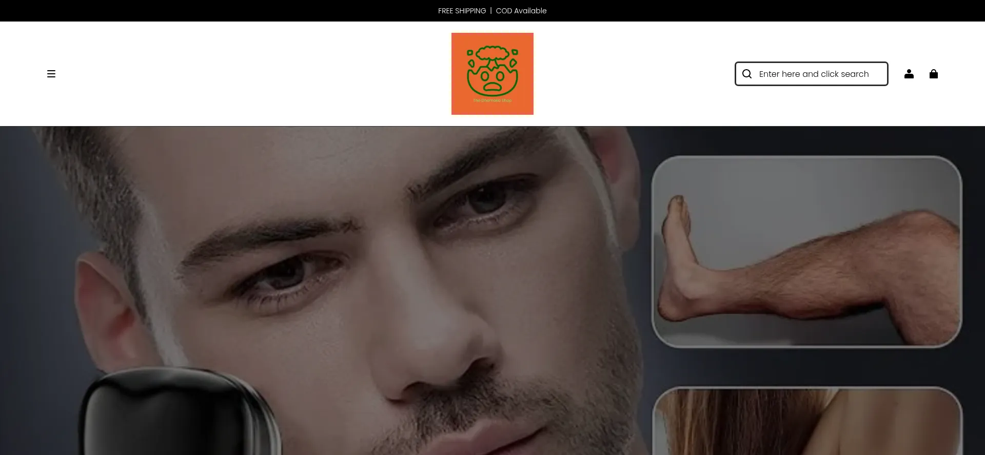 Website screenshot of Dhamaka-shop.com