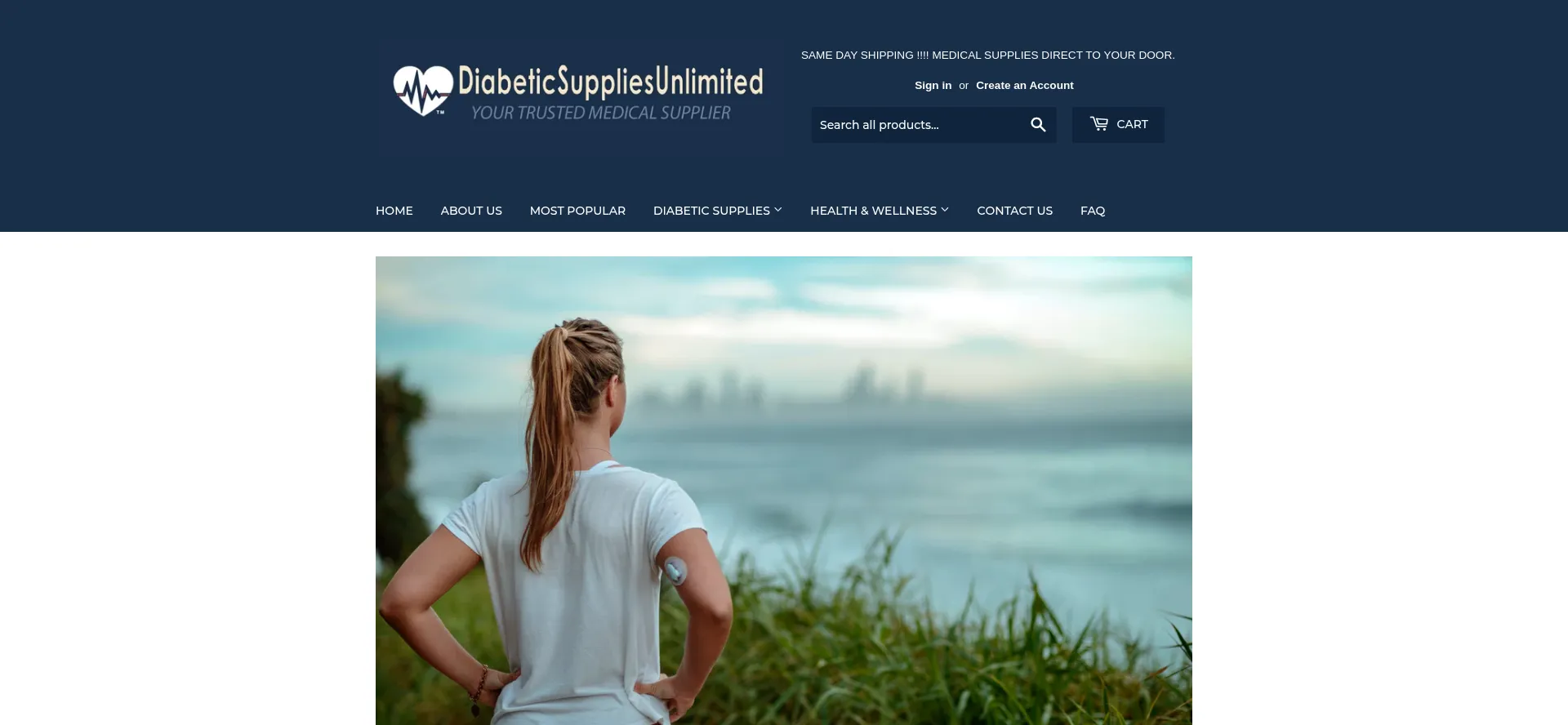 Diabeticsuppliesunlimited.com Screenshot