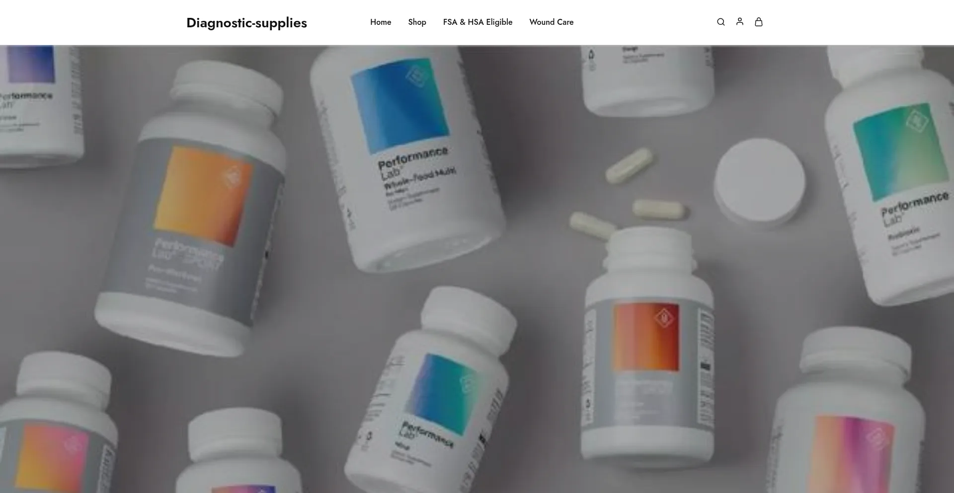 Website screenshot of Diagnostic-supplies.com