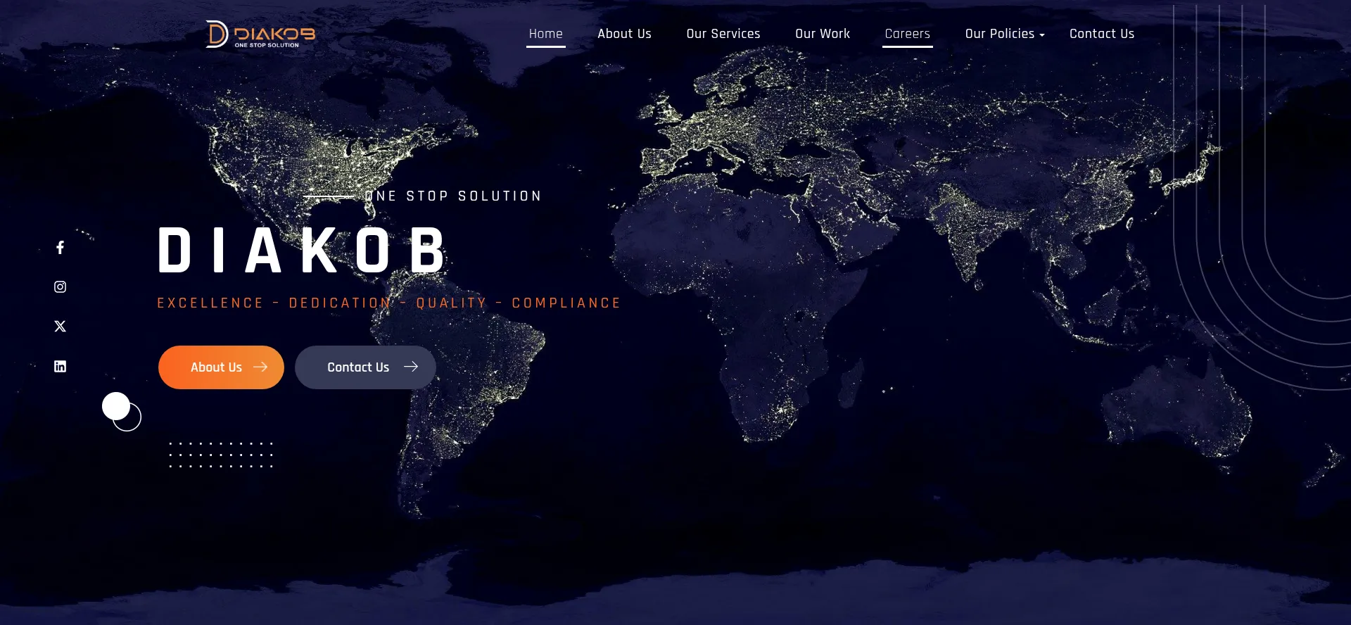 Website screenshot of Diakob.io