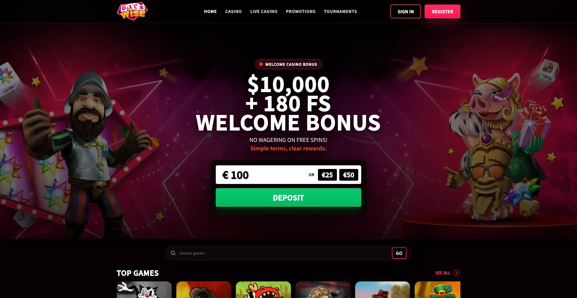 Dicewisecasino.site