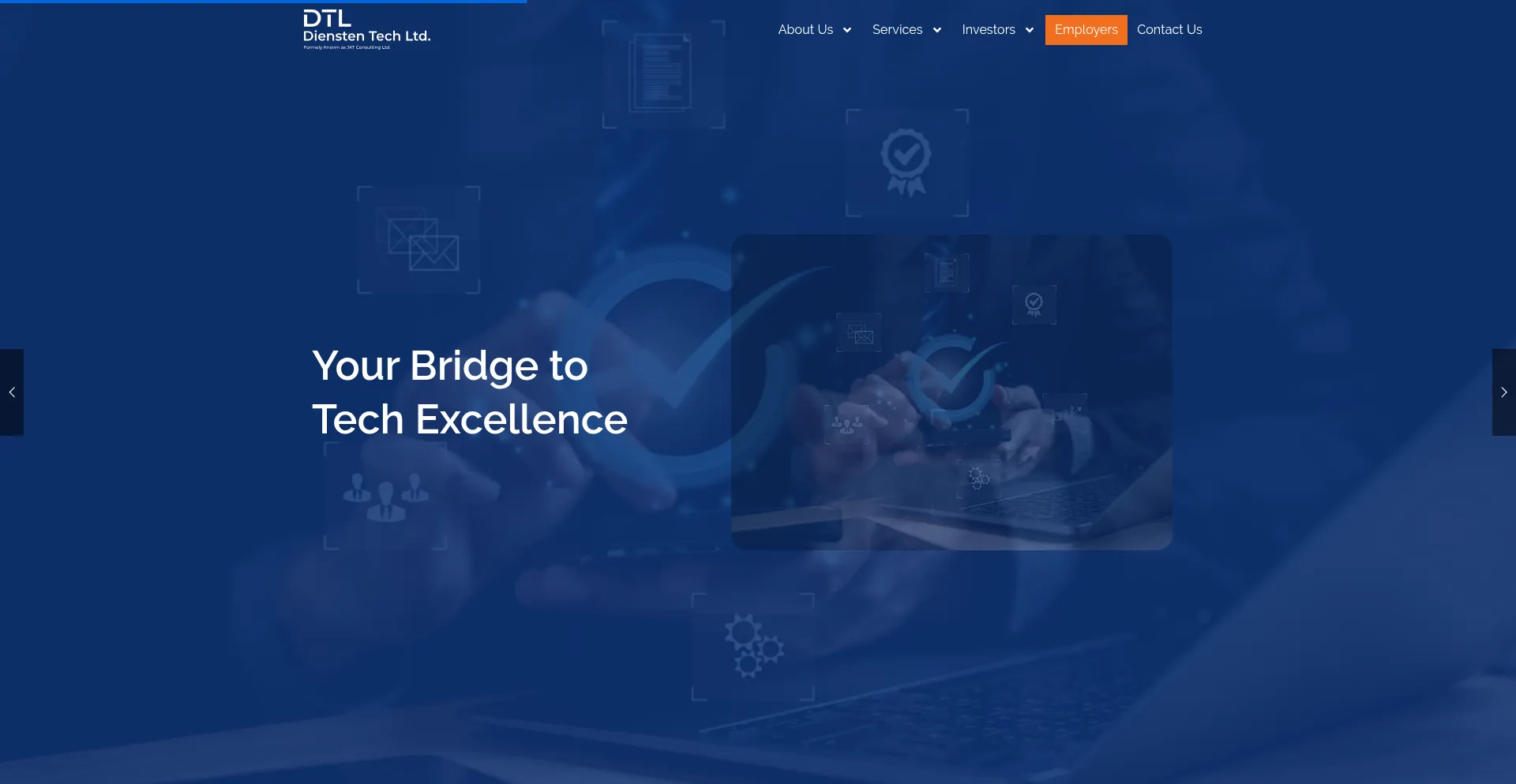 Dienstentech.com Screenshot
