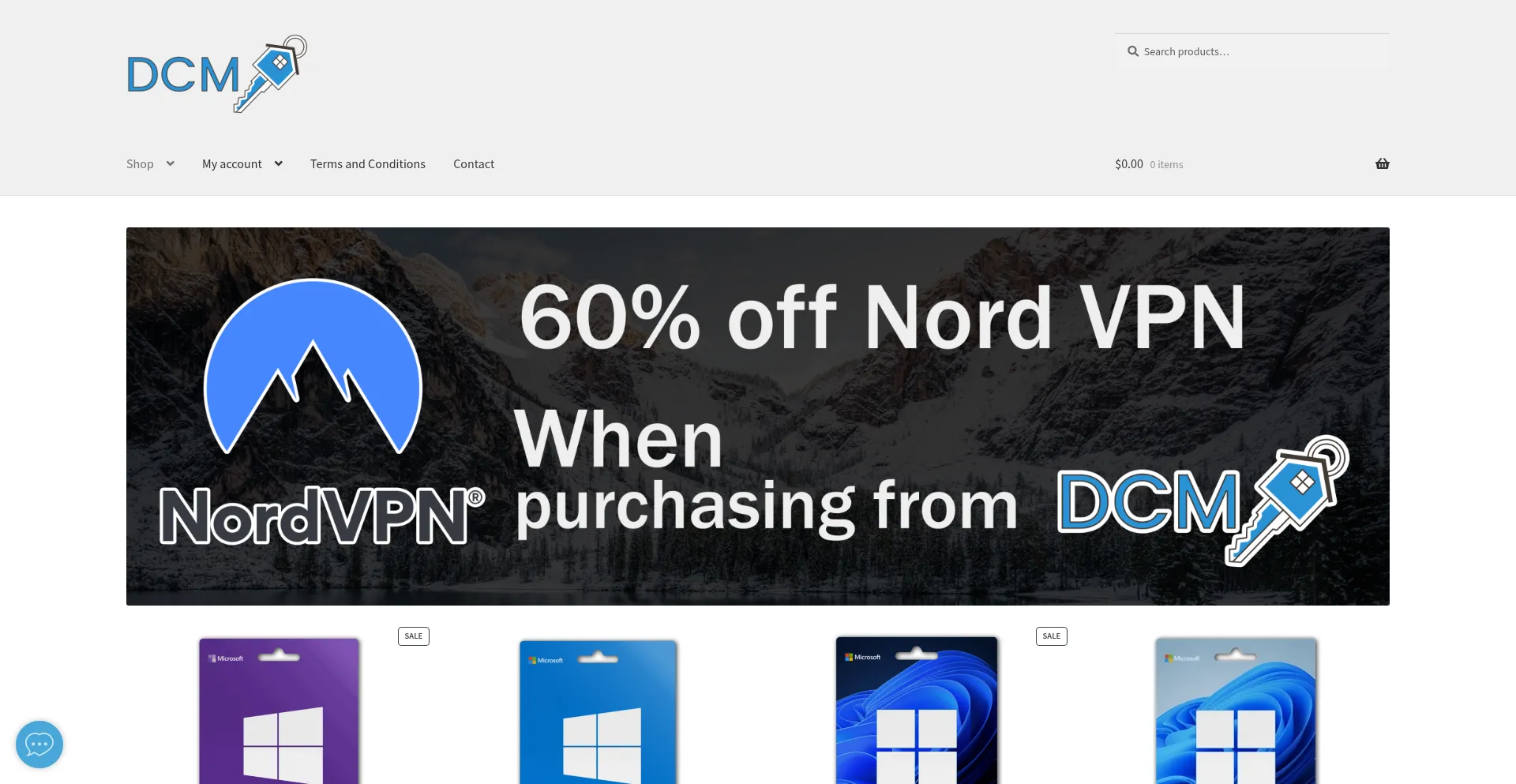 Website screenshot of Digitalchillmart.com