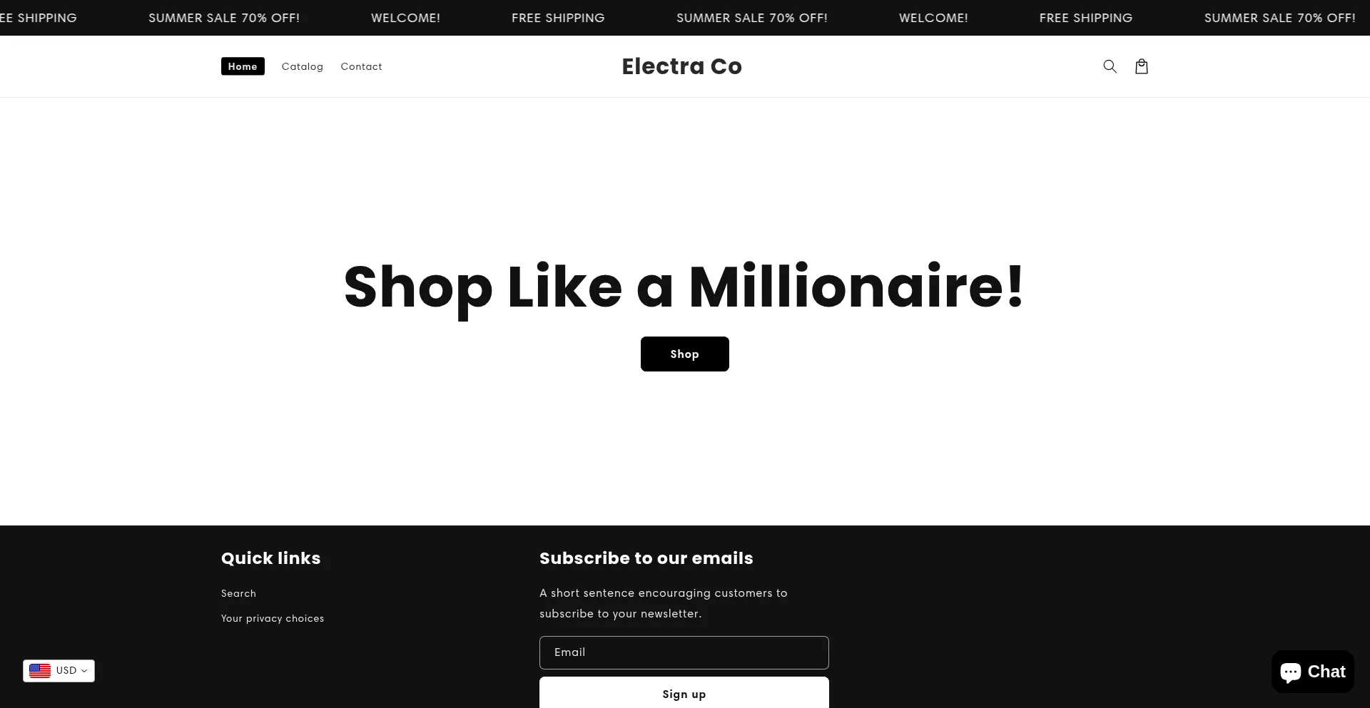 Website screenshot of Digitalco.shop