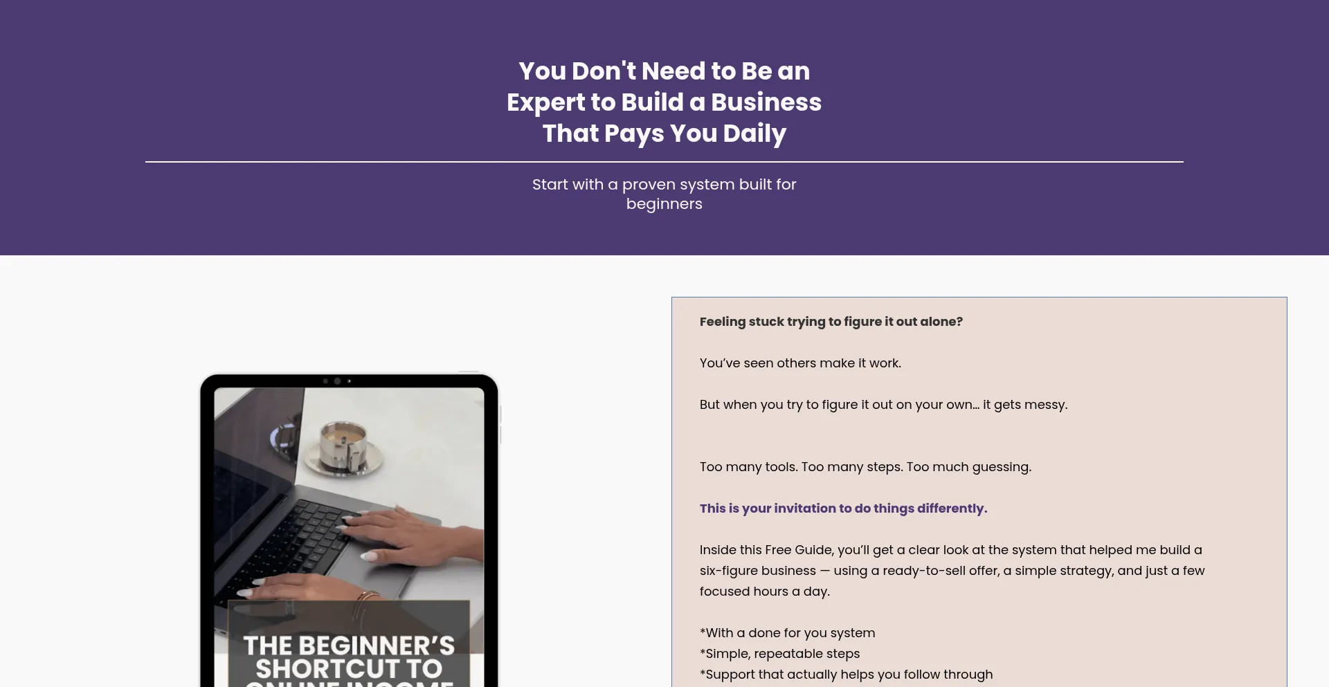 Website screenshot of Digitalmomentumhive.com