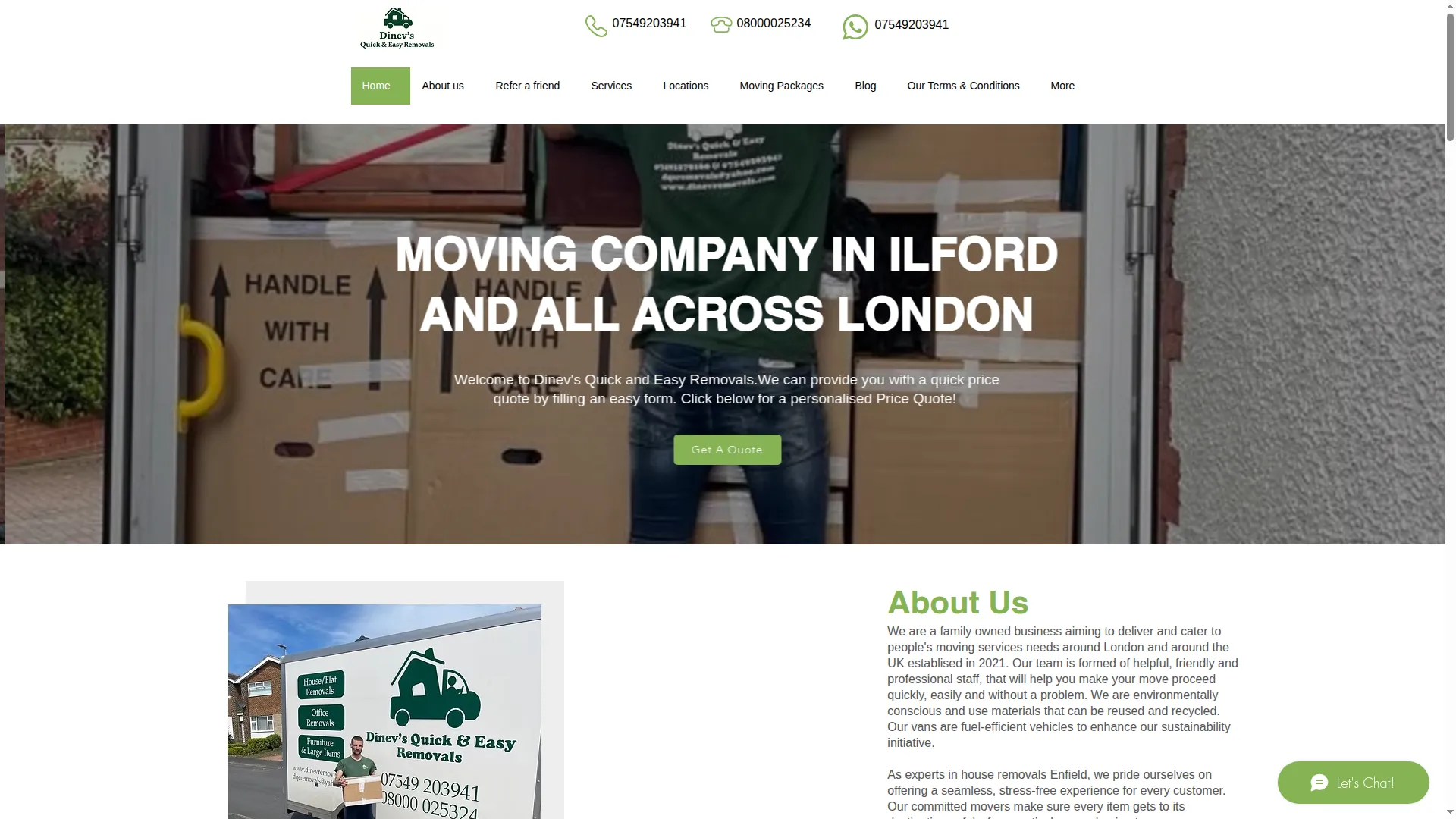 Dinevremovals.com