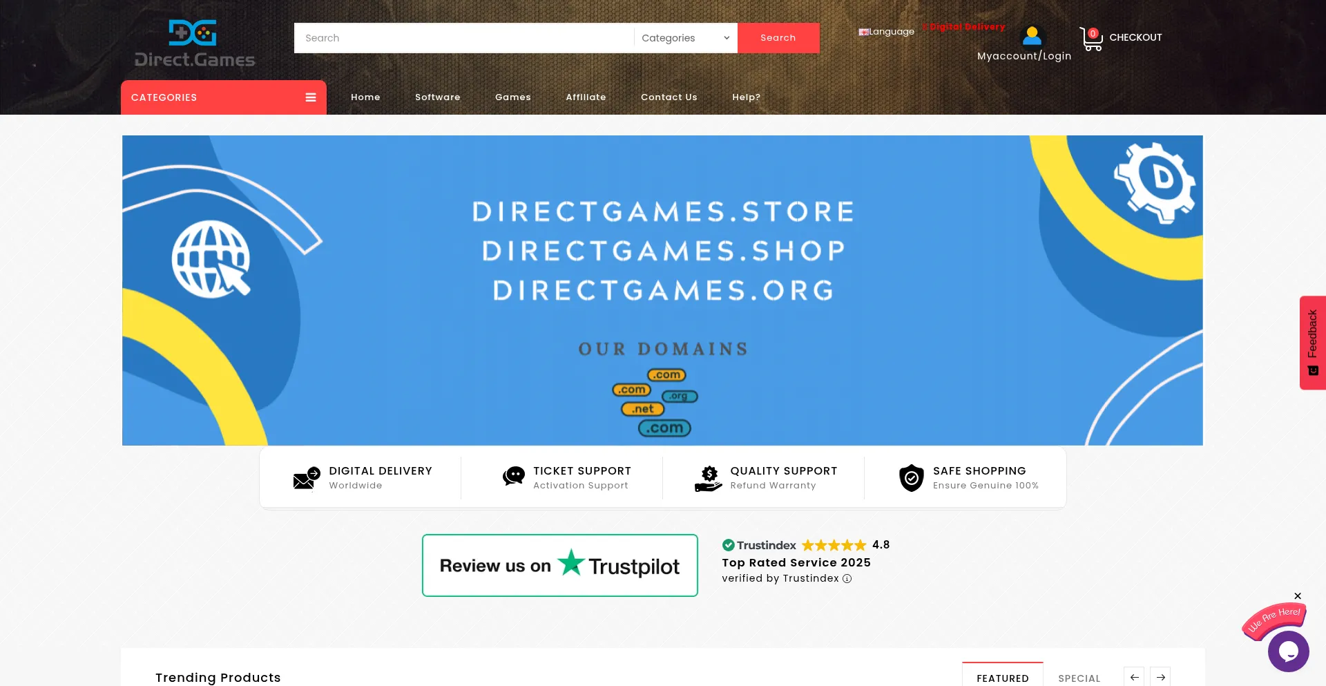 Directgames.store Screenshot