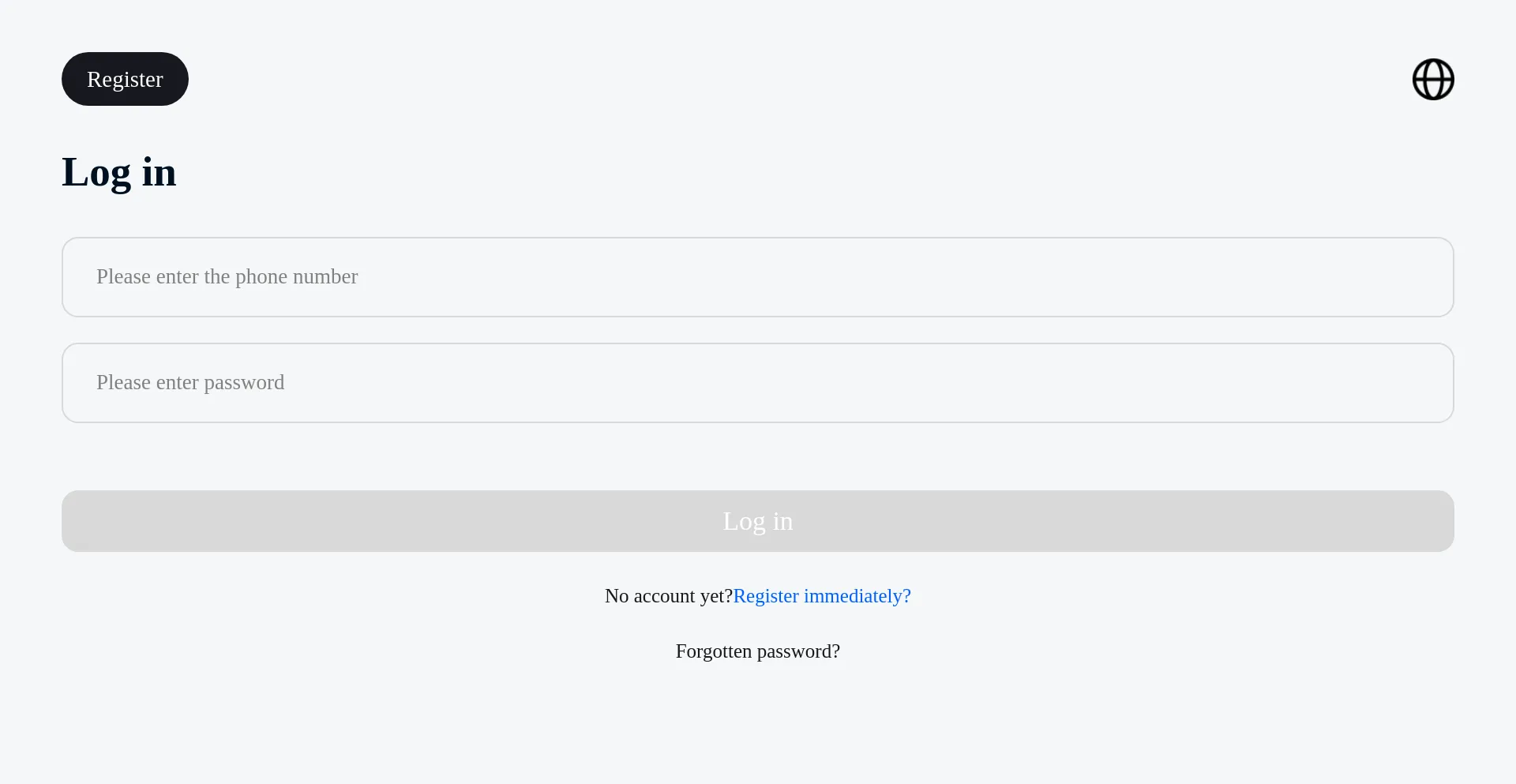Website screenshot of Dirfn.com
