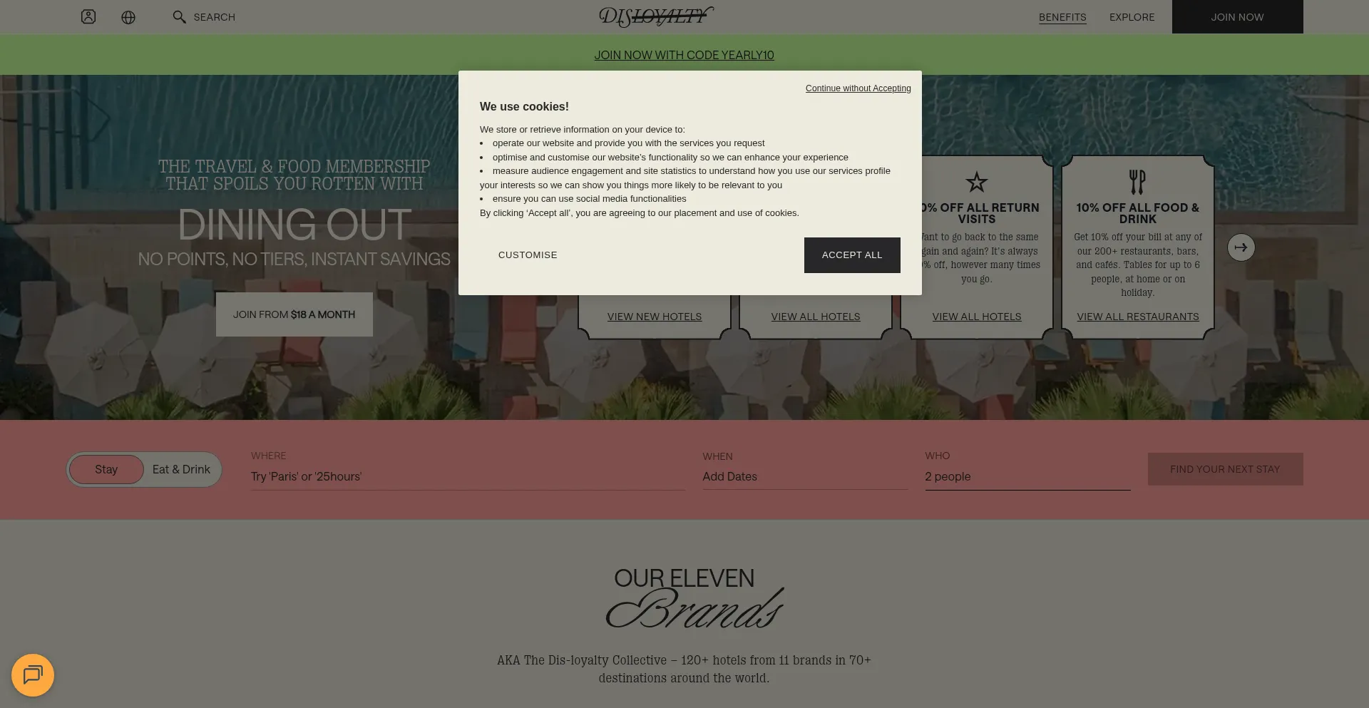Dis-loyalty.com Screenshot