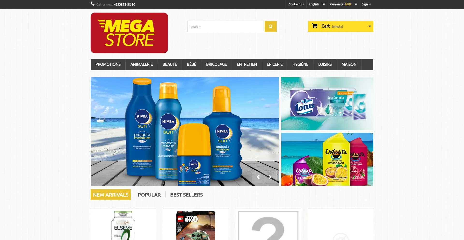 Discount.megastorexpress.com Screenshot