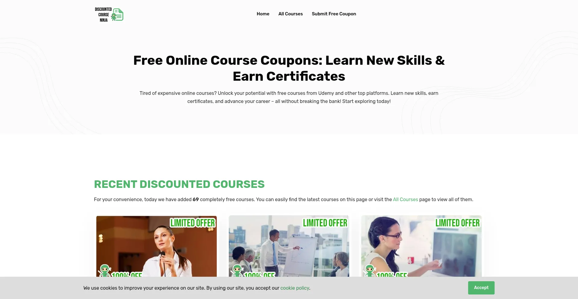 Is Discountedcourseninja.com Safe?