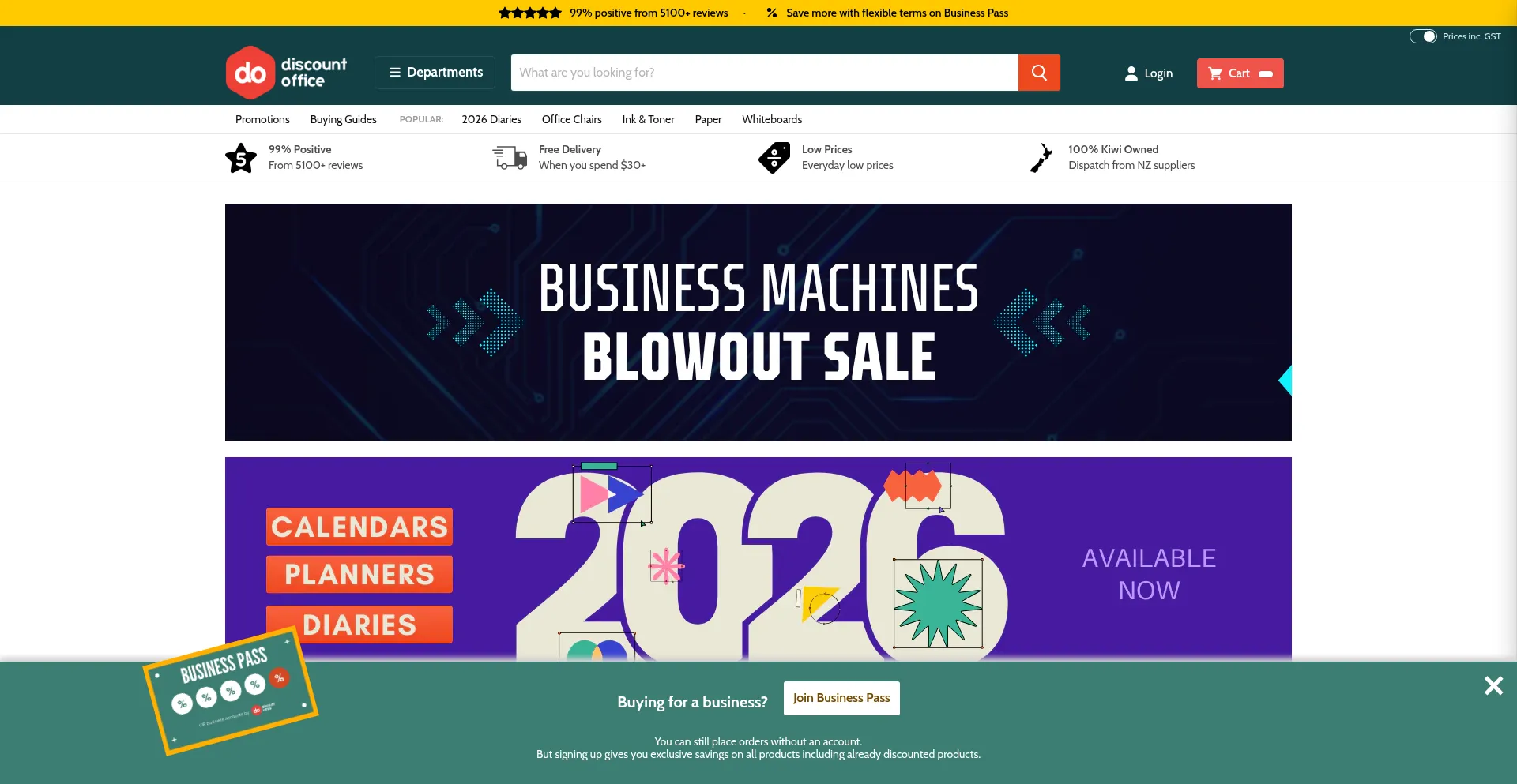 Discountoffice.co.nz Screenshot