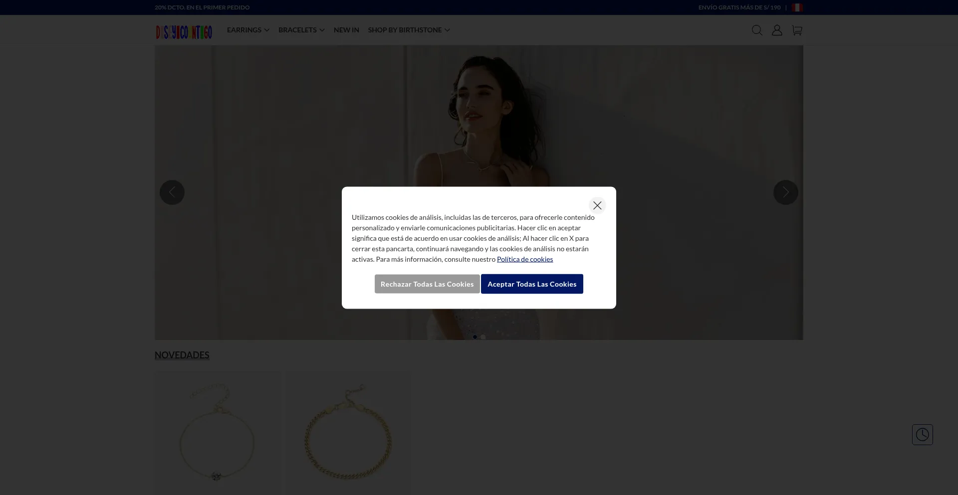 Website screenshot of Diseyicountigo.shop