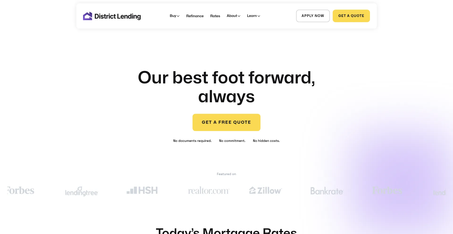 Districtlending.com Screenshot